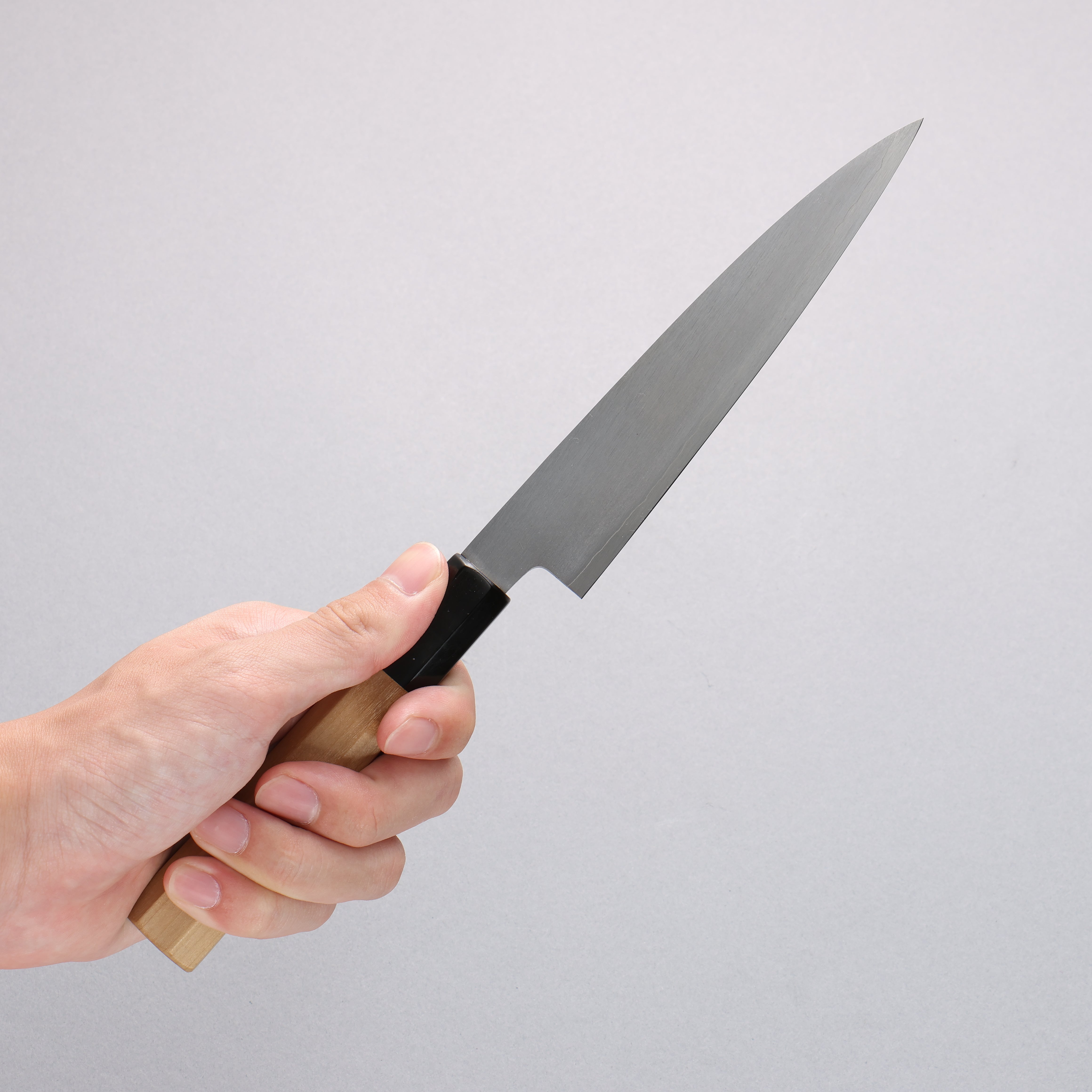 源 昭忠 銀三鋼 霞研 多用途小刀 150mm 木蘭 握把 - 清助刃物