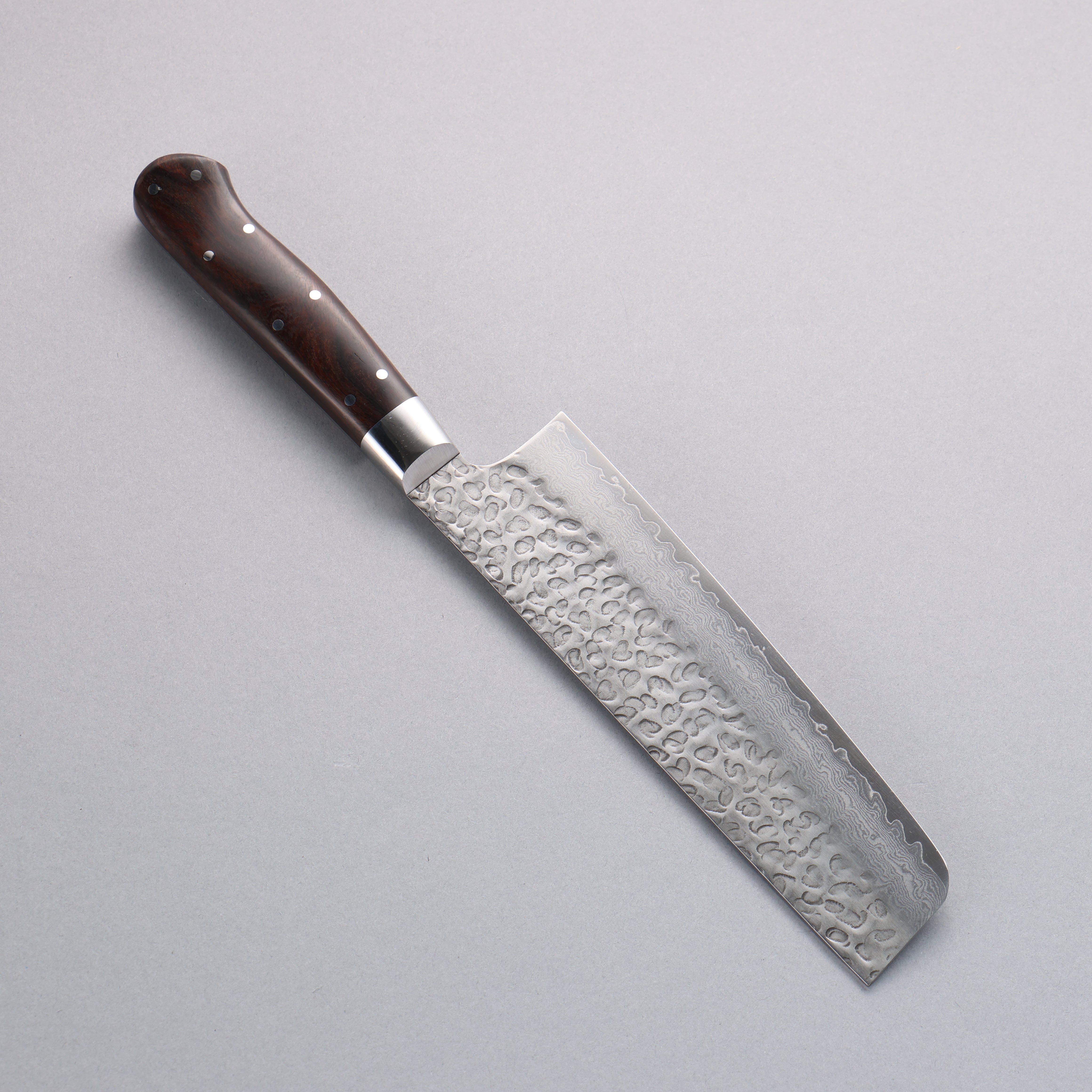 堺 孝行 VG10 33層 大馬士革紋 菜切 160mm 沙漠鐵木(杉原型) 握把 - 清助刃物