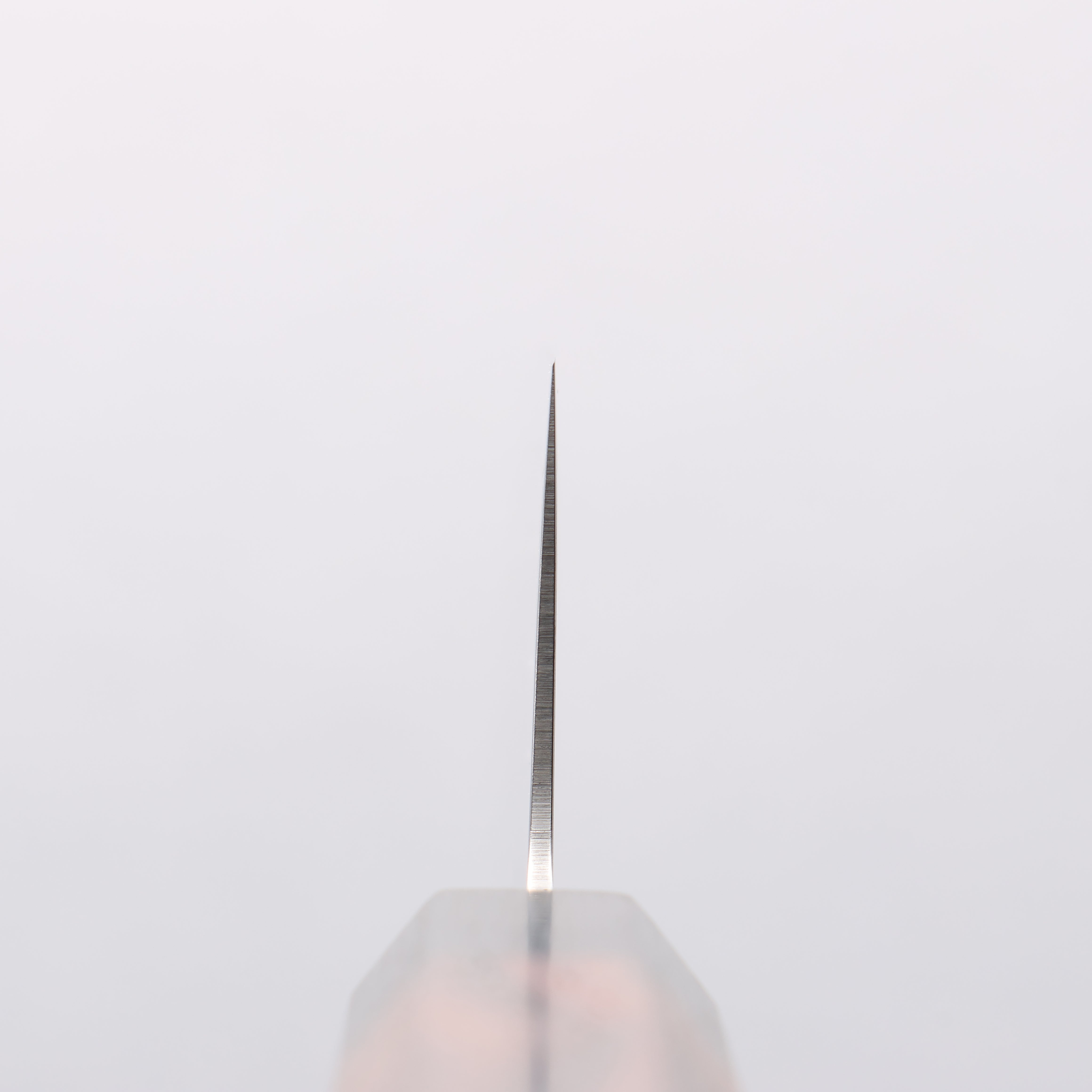 清助 AUS10 鏡面菱格紋 切付牛刀 210mm 紫檀木(口輪:黑合成木) 握把 - 清助刃物