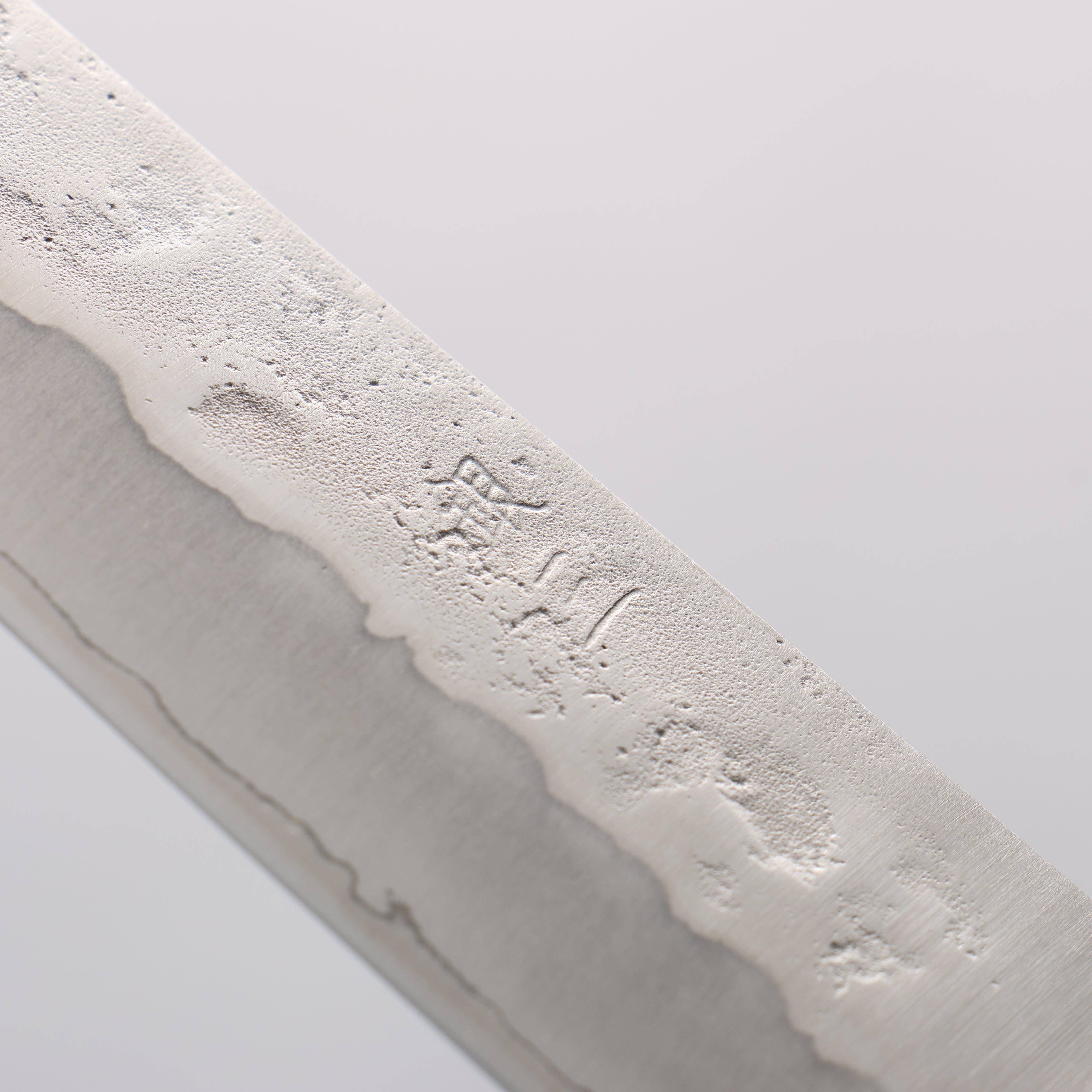 清助 銀三鋼 梨地 筋引 240mm 茶色合成木 握把 - 清助刃物