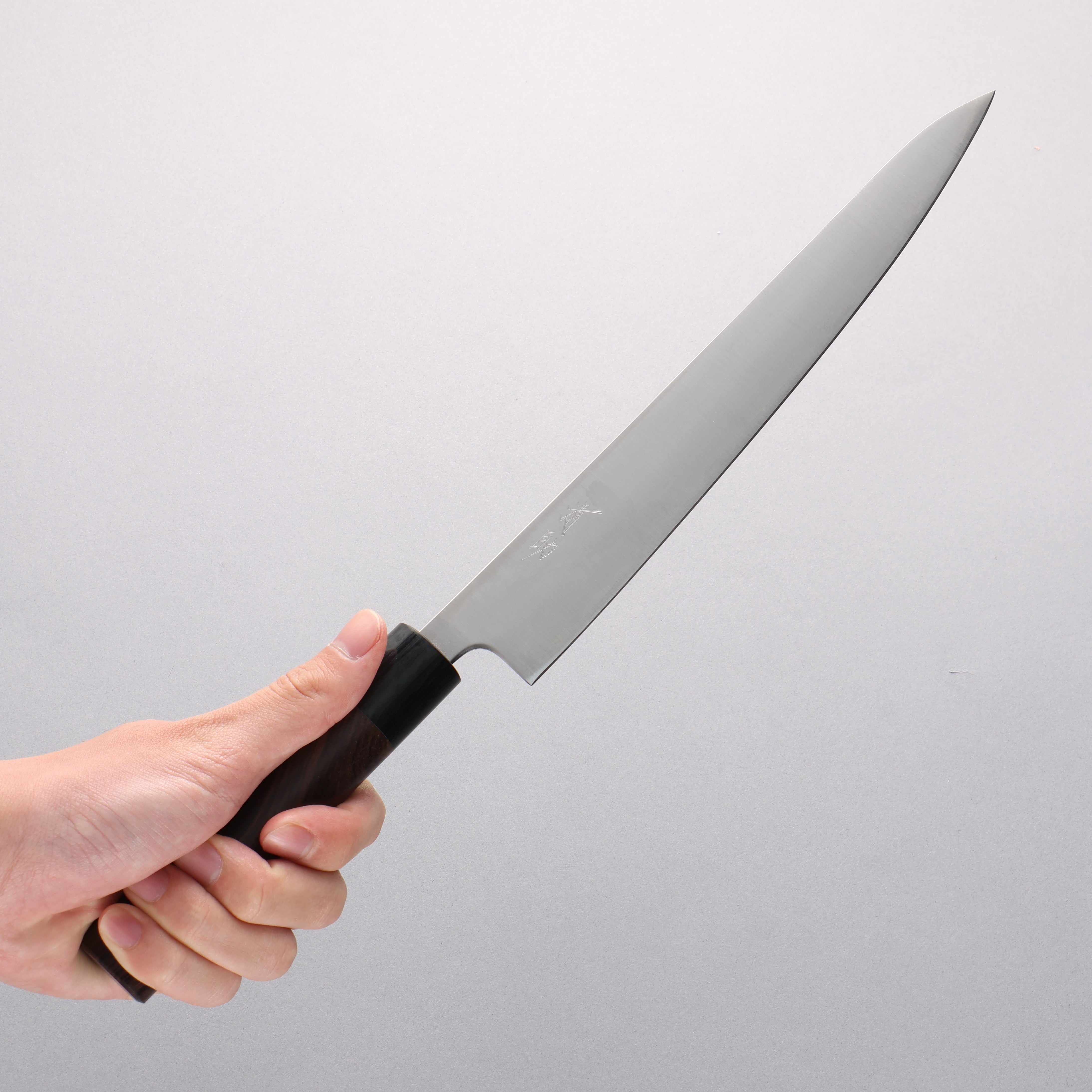 清助 超級青鋼 筋引 240mm 紫檀木(口輪:黑合成木) 握把 - 清助刃物