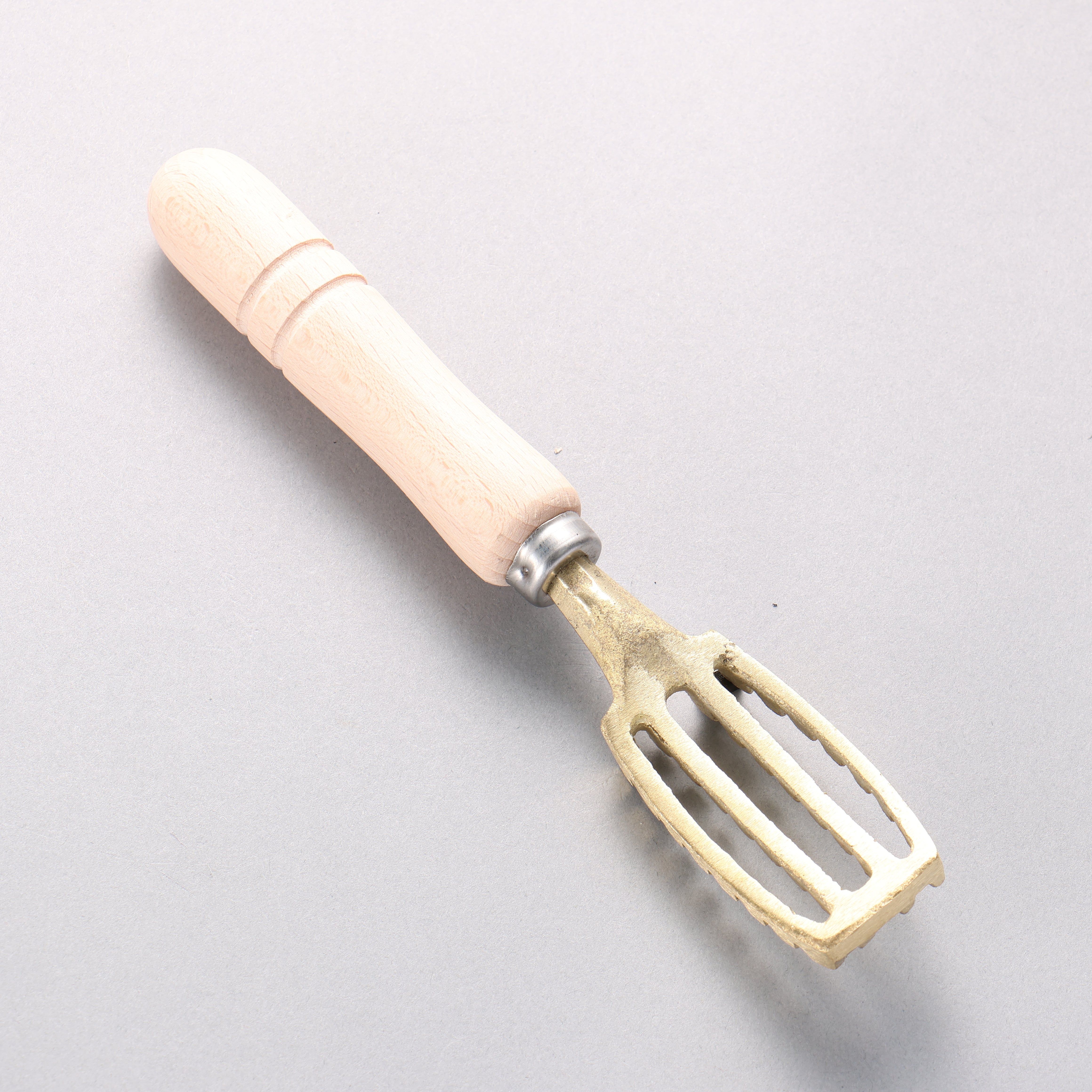 堺 孝行 黃銅 去魚鱗器 210mm - 清助刃物