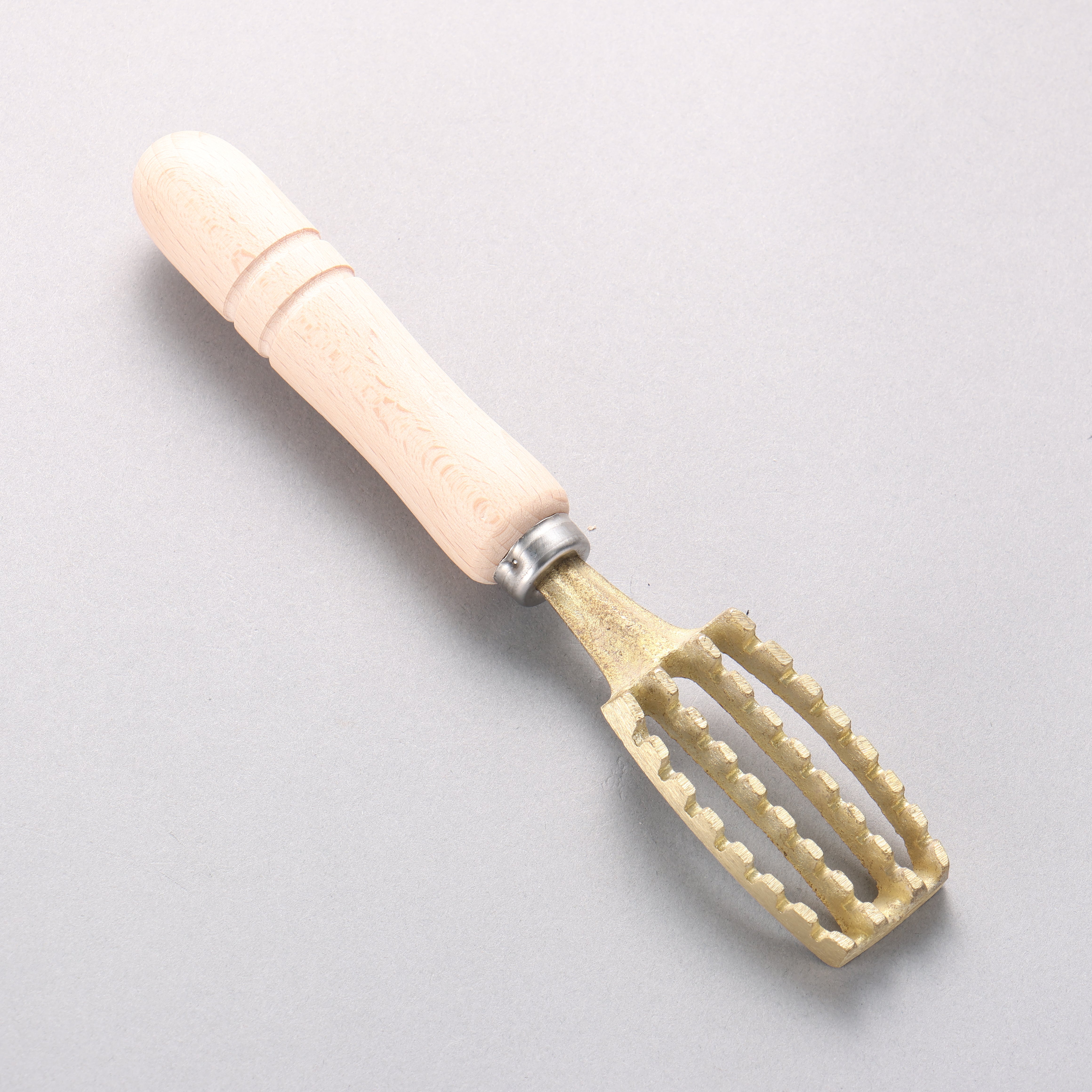 堺 孝行 黃銅 去魚鱗器 210mm - 清助刃物