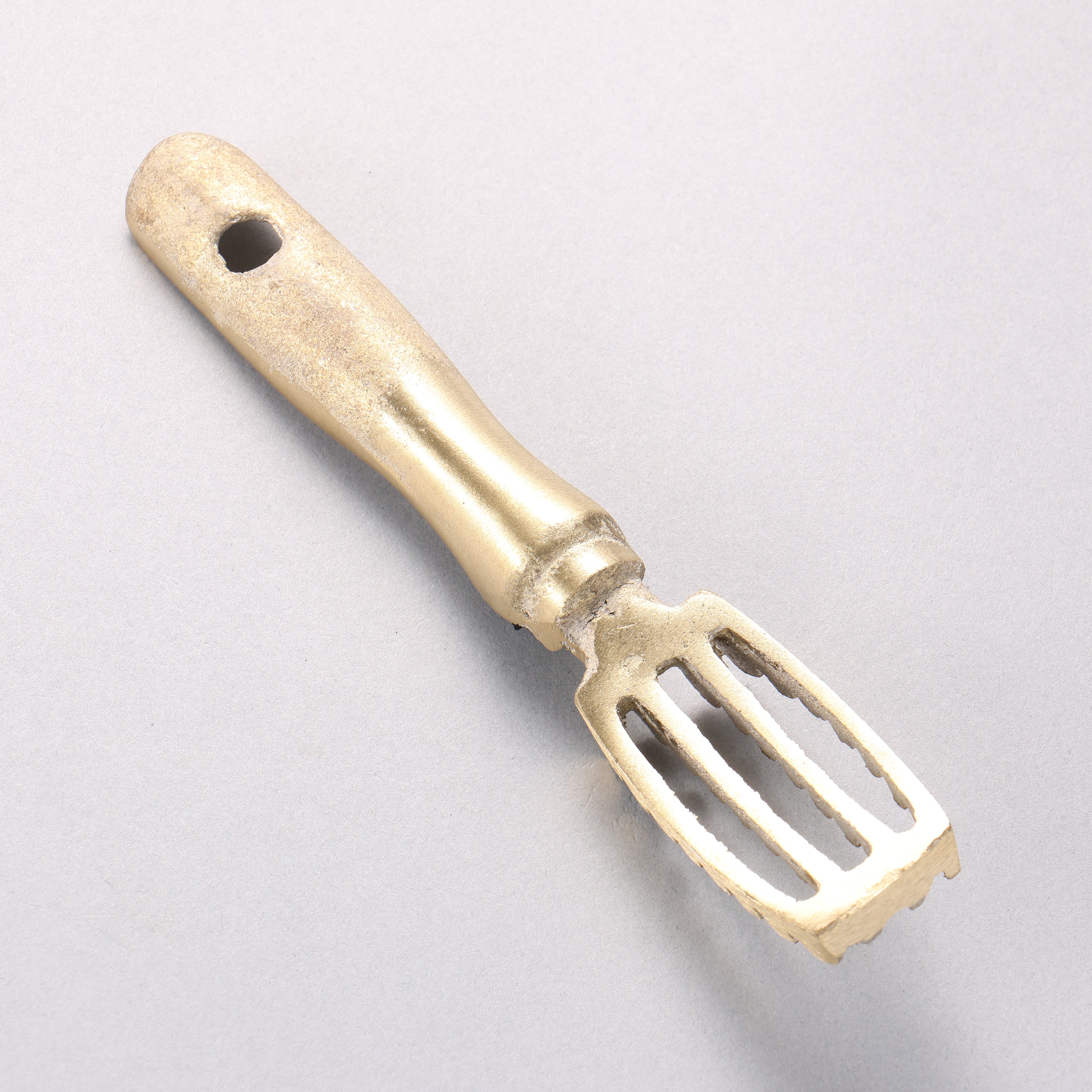 堺 孝行 黃銅 去魚鱗器 180mm - 清助刃物