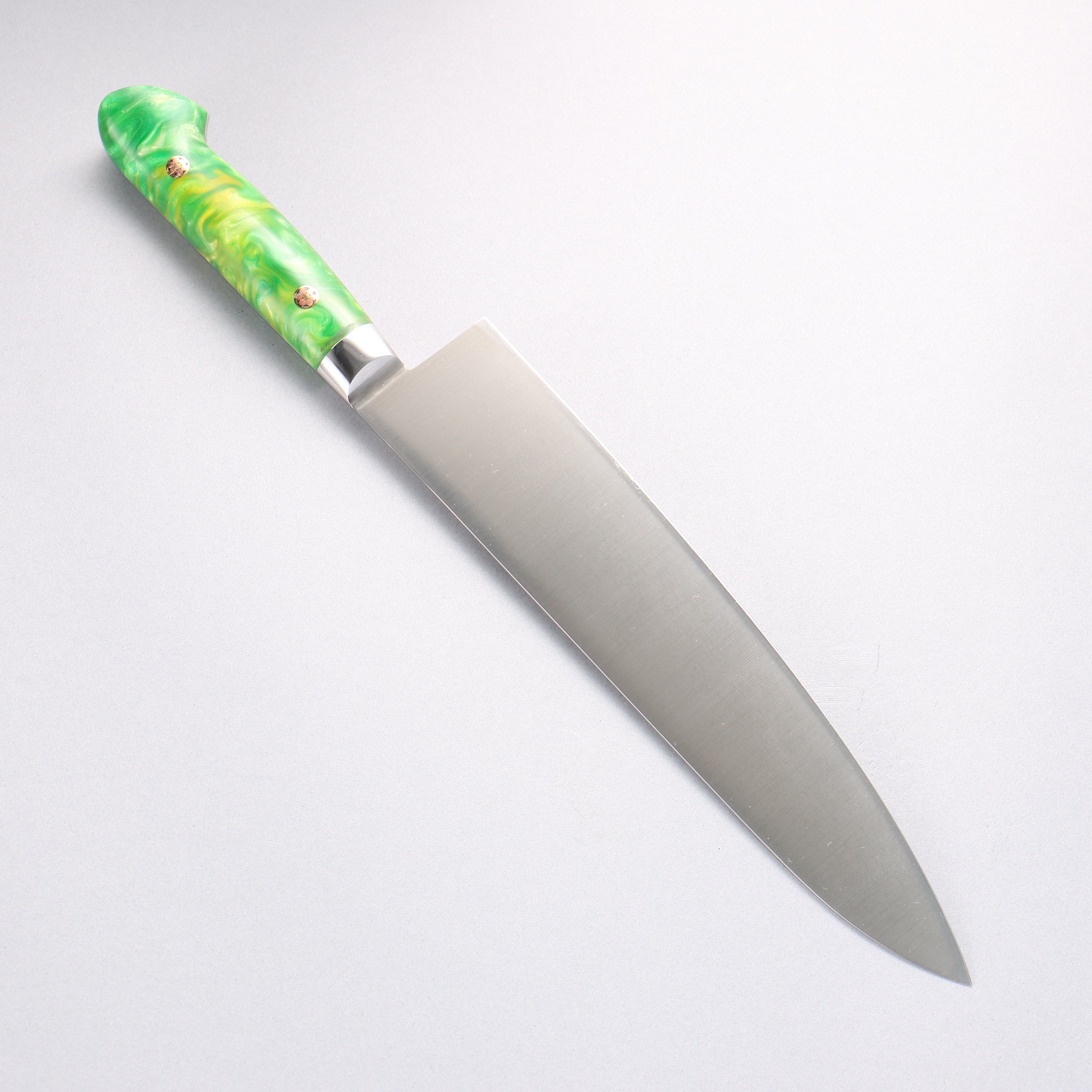 堺 孝行 大廚系列 SP 瑞典鋼 牛刀鮭魚刀型 240mm SP Type III (叢林) 握把 - 清助刃物