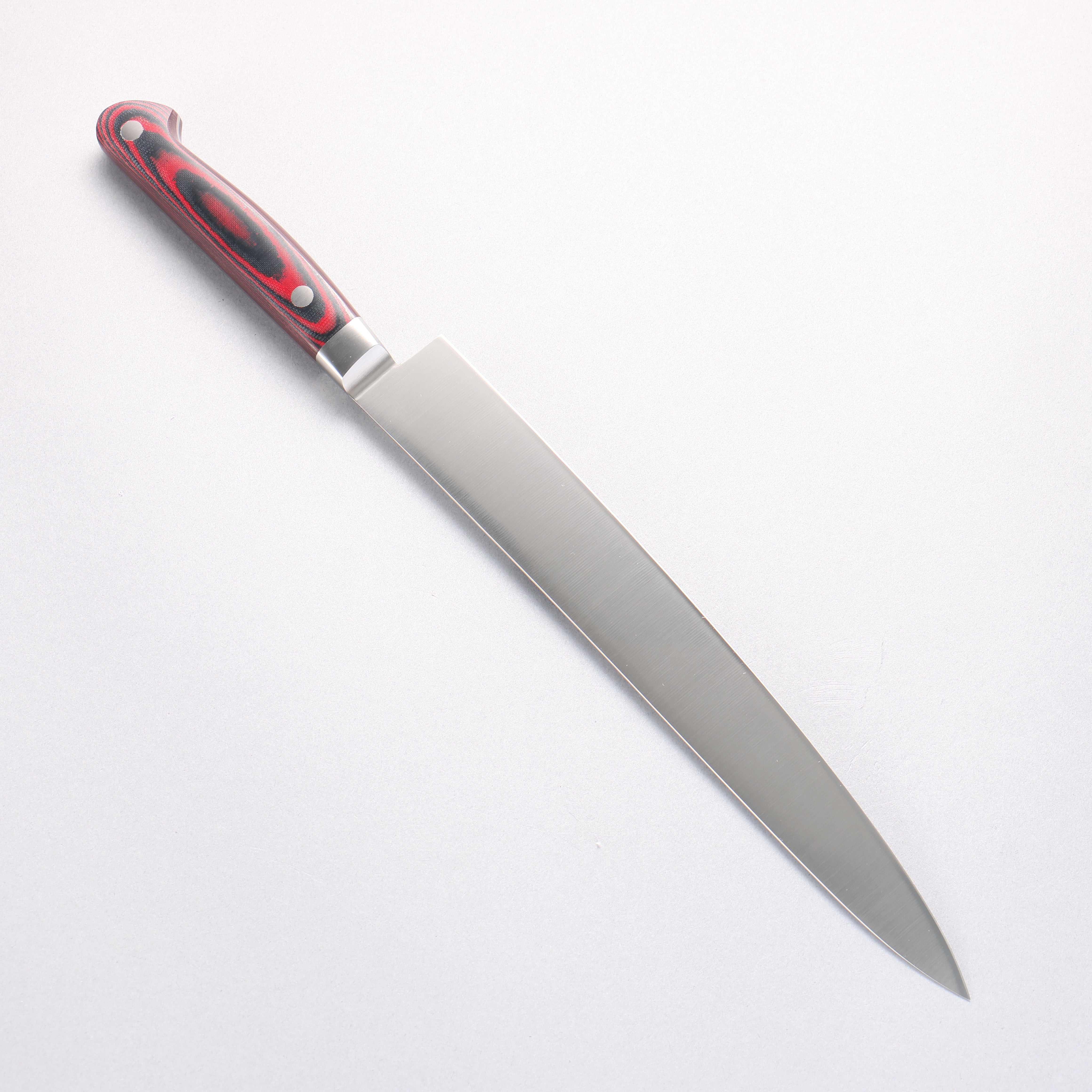 堺 孝行 大廚系列 大廚系列 瑞典鋼 筋引 240mm 茶色米卡塔(樹脂複合材料) 握把 - 清助刃物