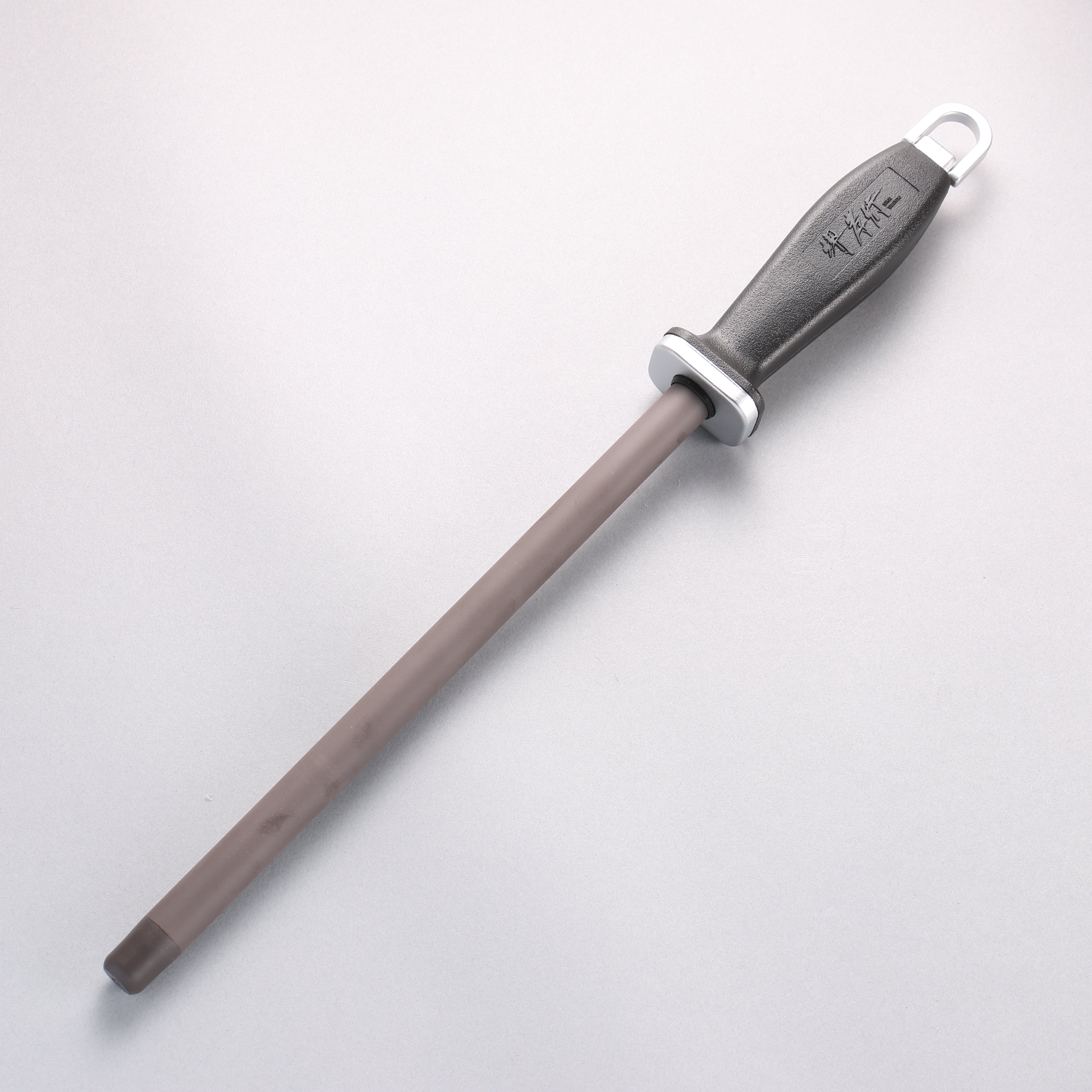 堺 孝行 黑 陶瓷磨刀棒 270mm - 清助刃物