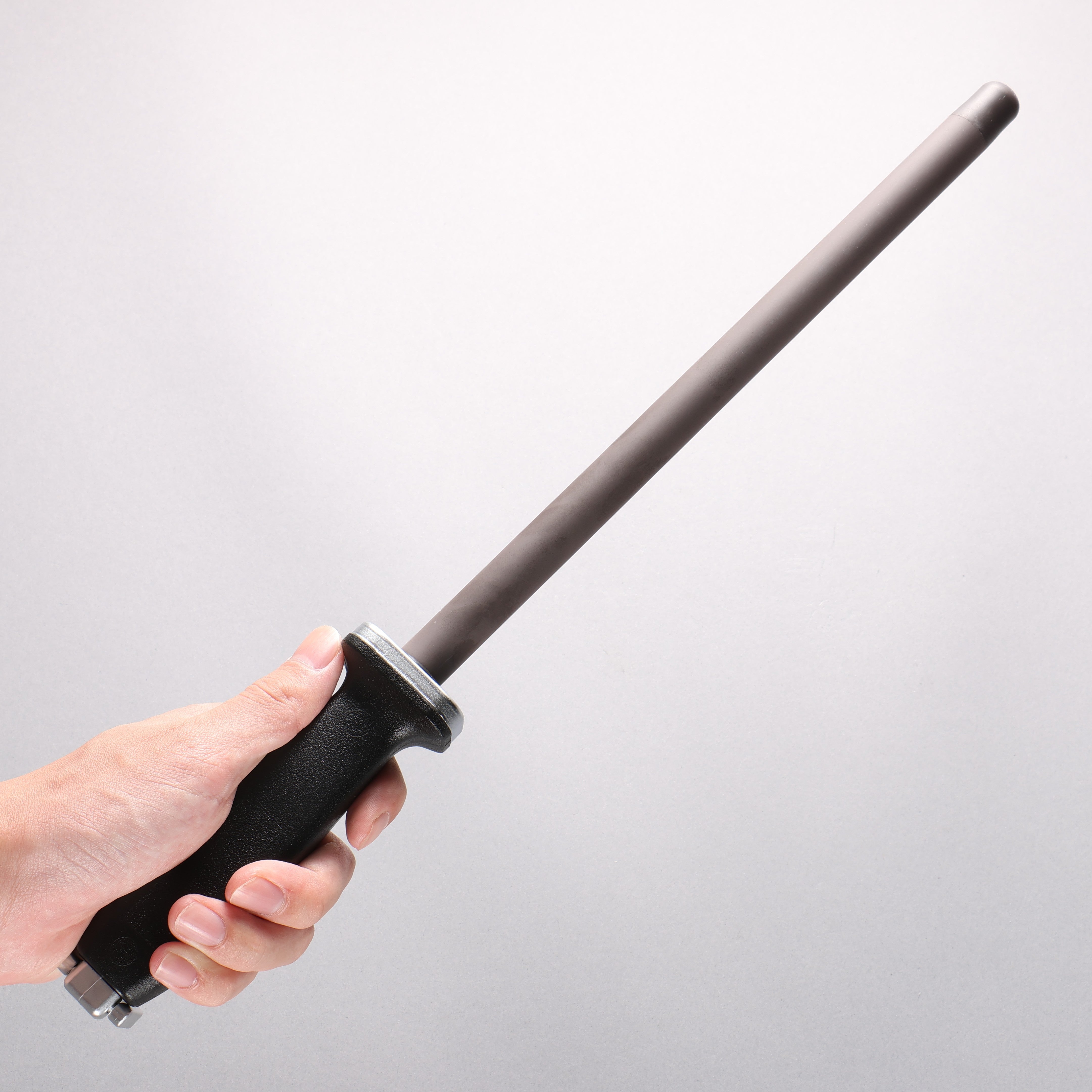 堺 孝行 黑 陶瓷磨刀棒 270mm - 清助刃物