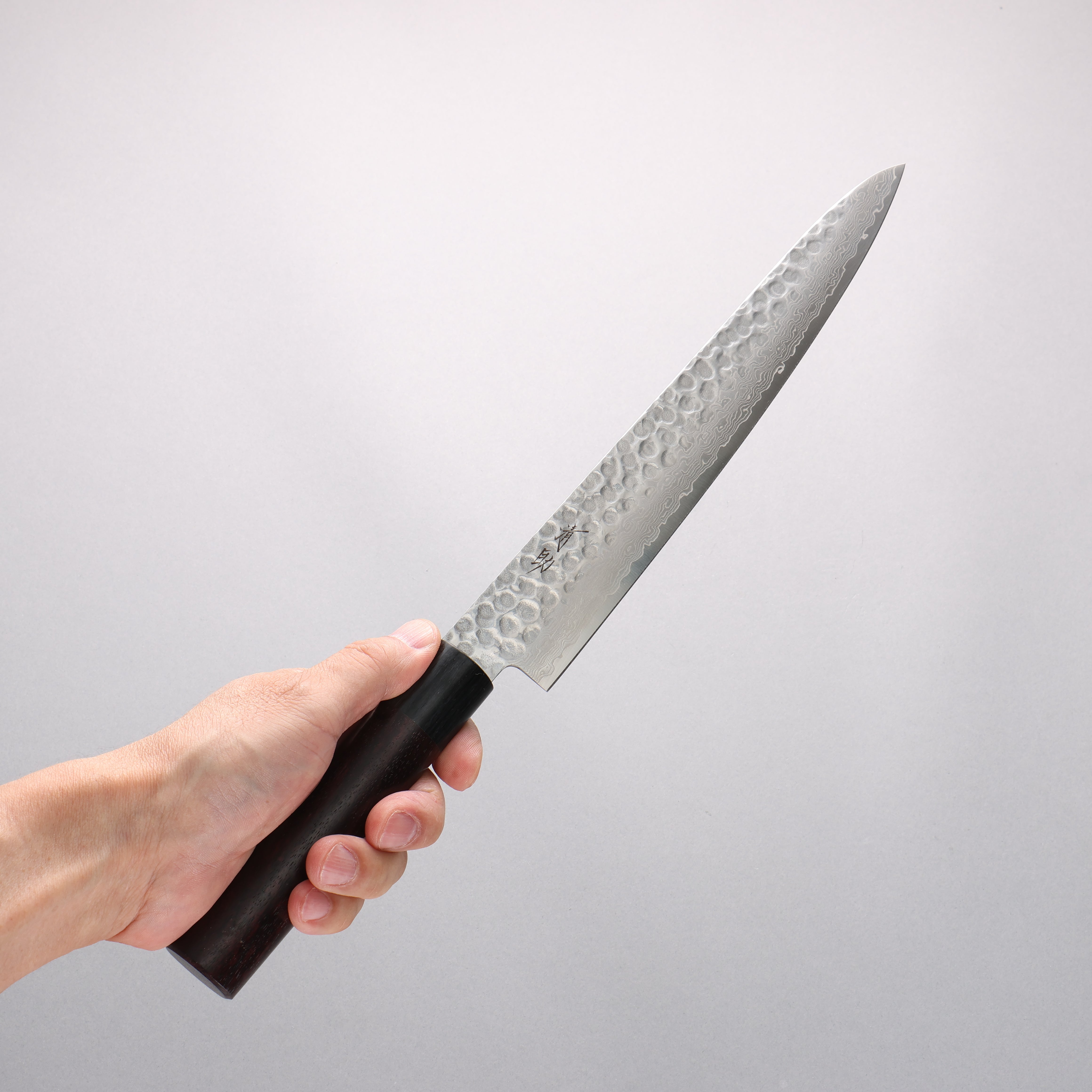 清助 Sumi VG10 鎚目 大馬士革紋 筋引 240mm 紫檀木(口輪:黑合成木) 握把 - 清助刃物