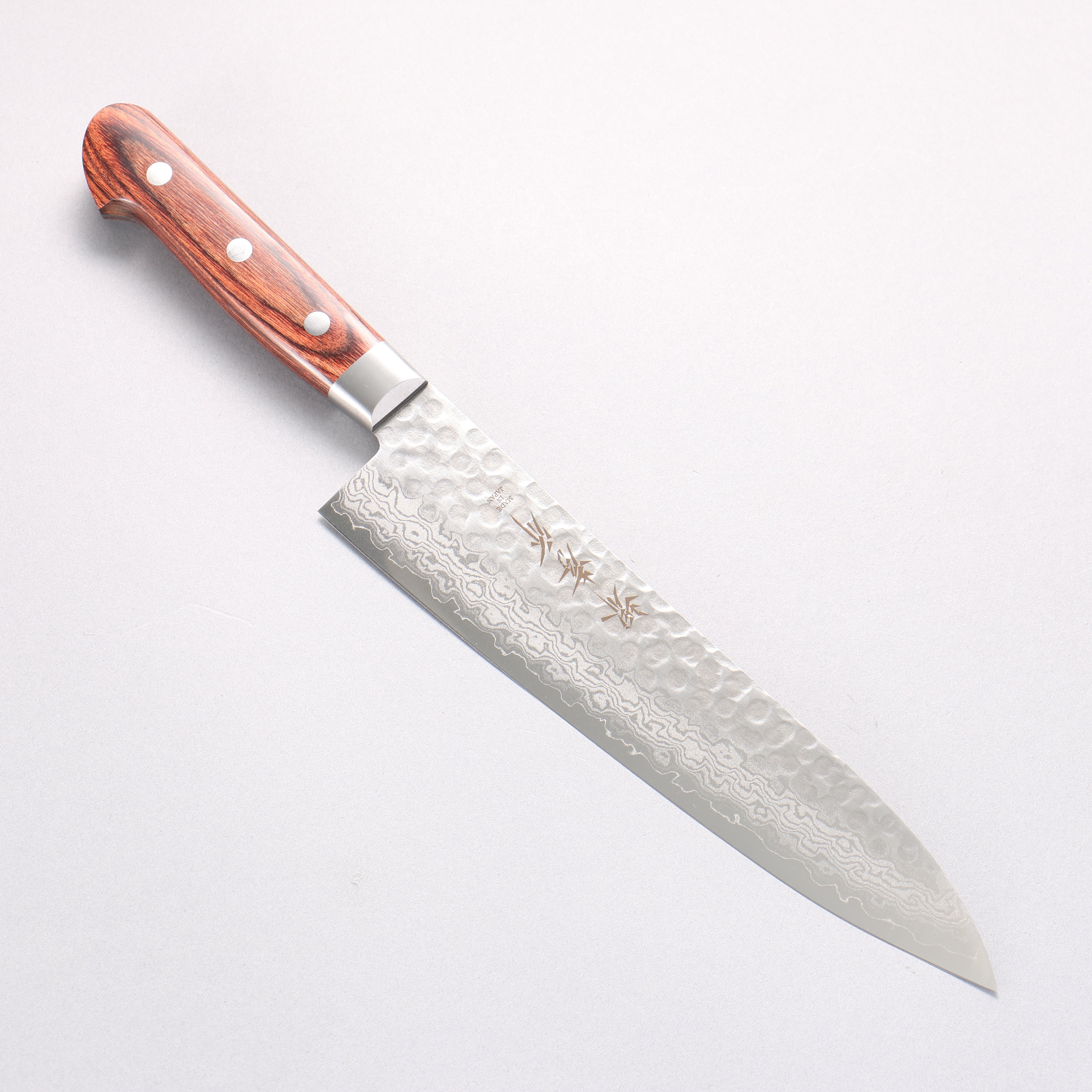 堺 孝行 VG10 17層大馬士革紋 牛刀 210mm - 清助刃物