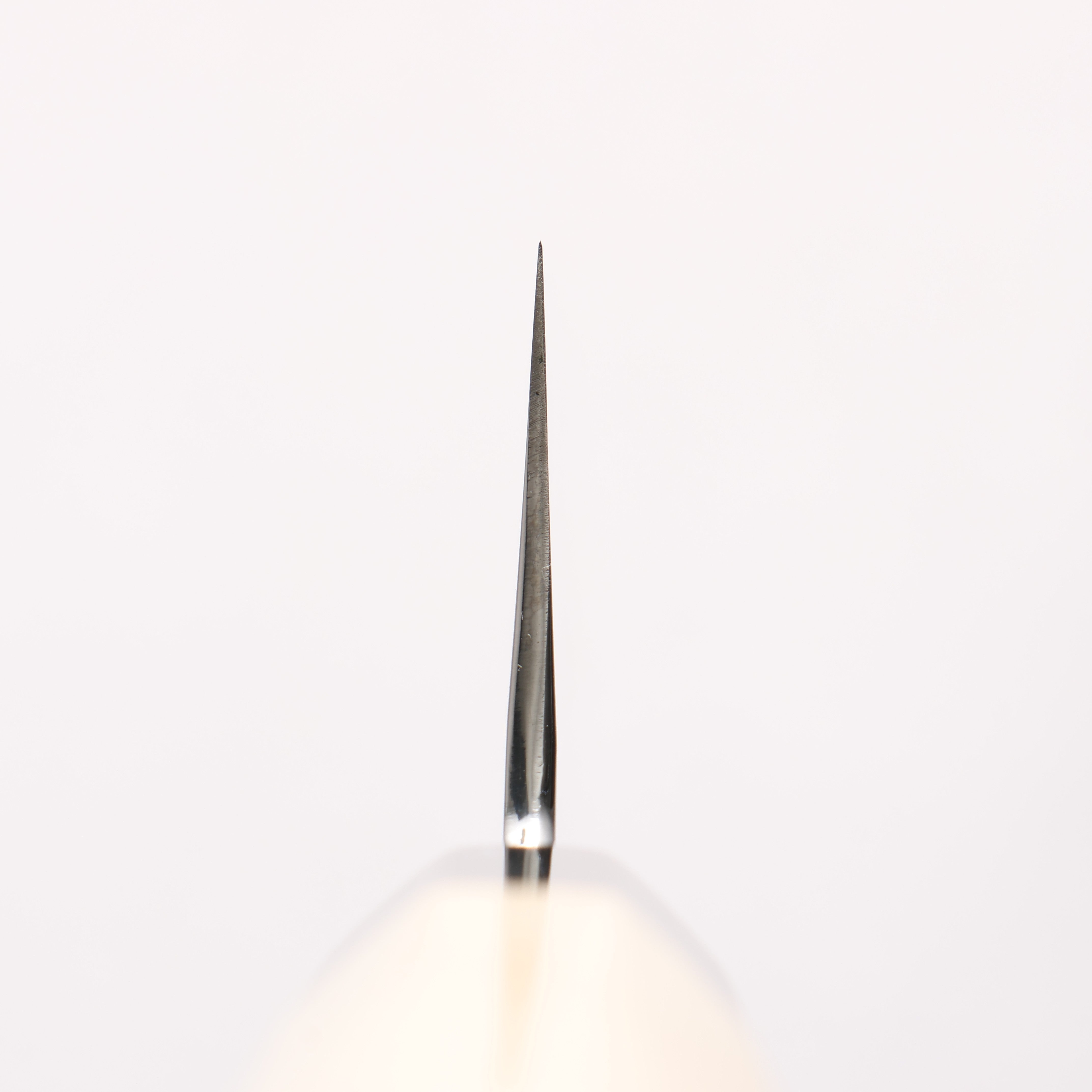 重陽 銀三鋼 鏡面處理 切付牛刀 240mm 木蘭握把 - 清助刃物