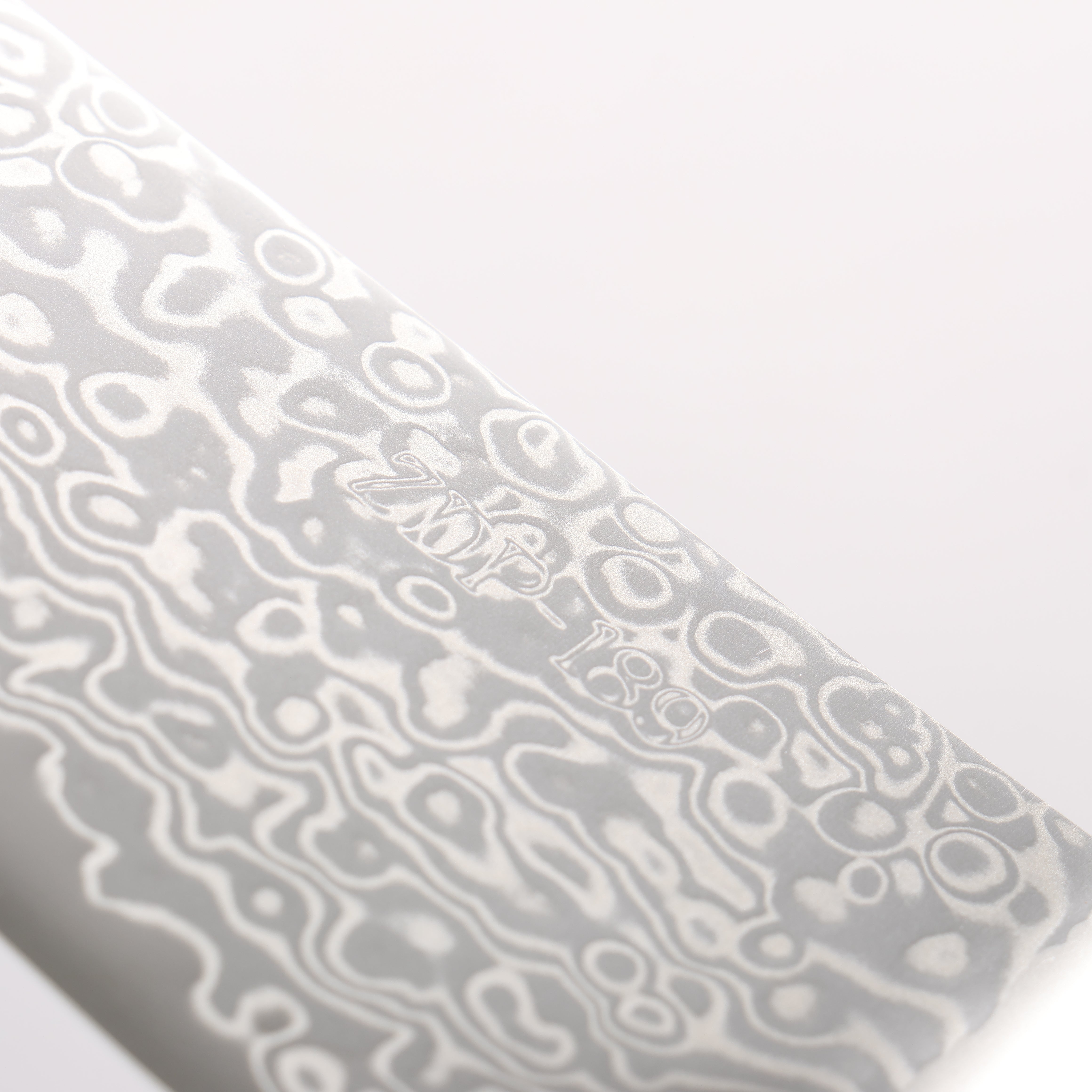 佳人 ZDP189 大馬士革紋 打磨處理 切付牛刀 210mm 哈納林瘤嵌細工 握把 - 清助刃物