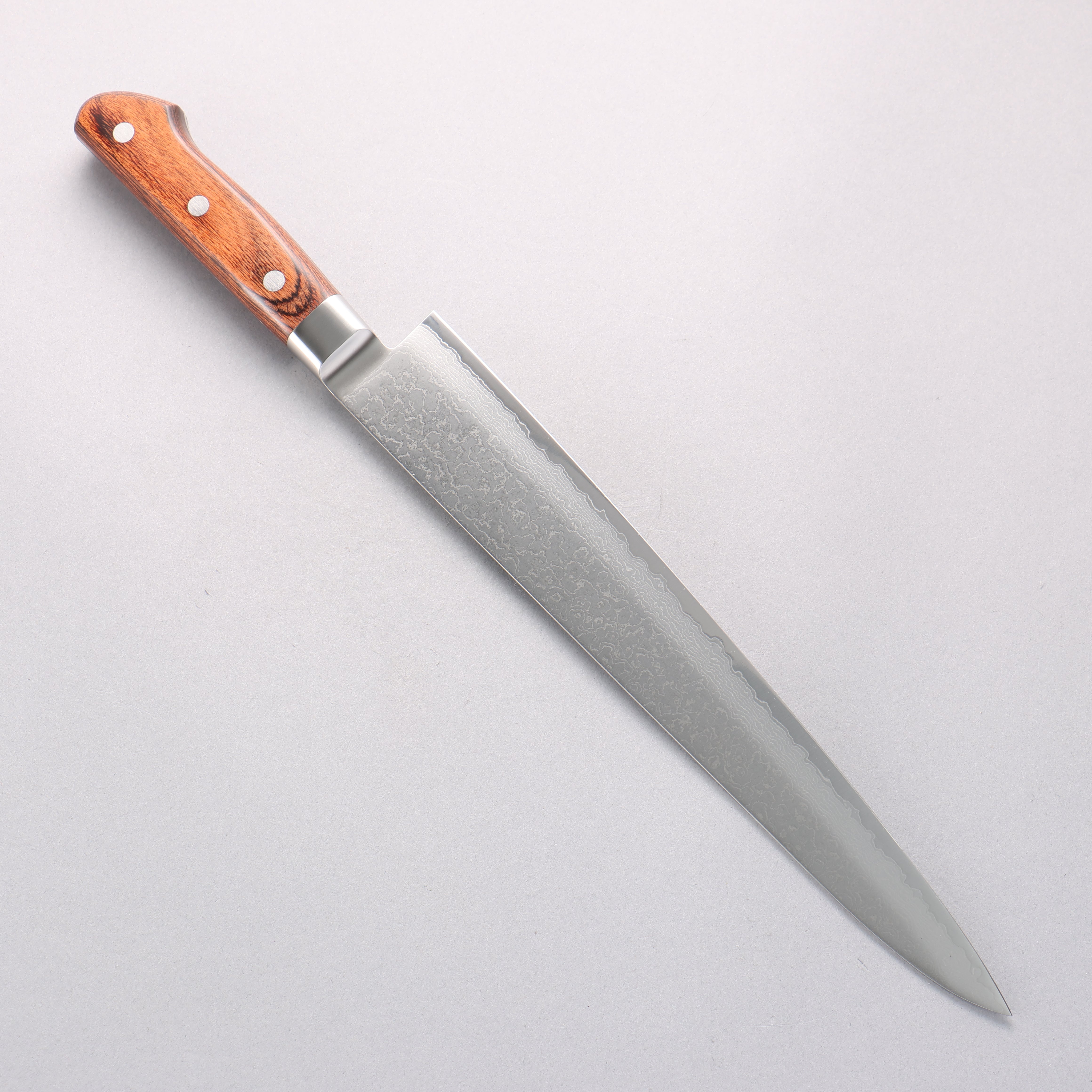 玉鋼 響十 63層 大馬士革紋 筋引 270mm KP-1112 - 清助刃物