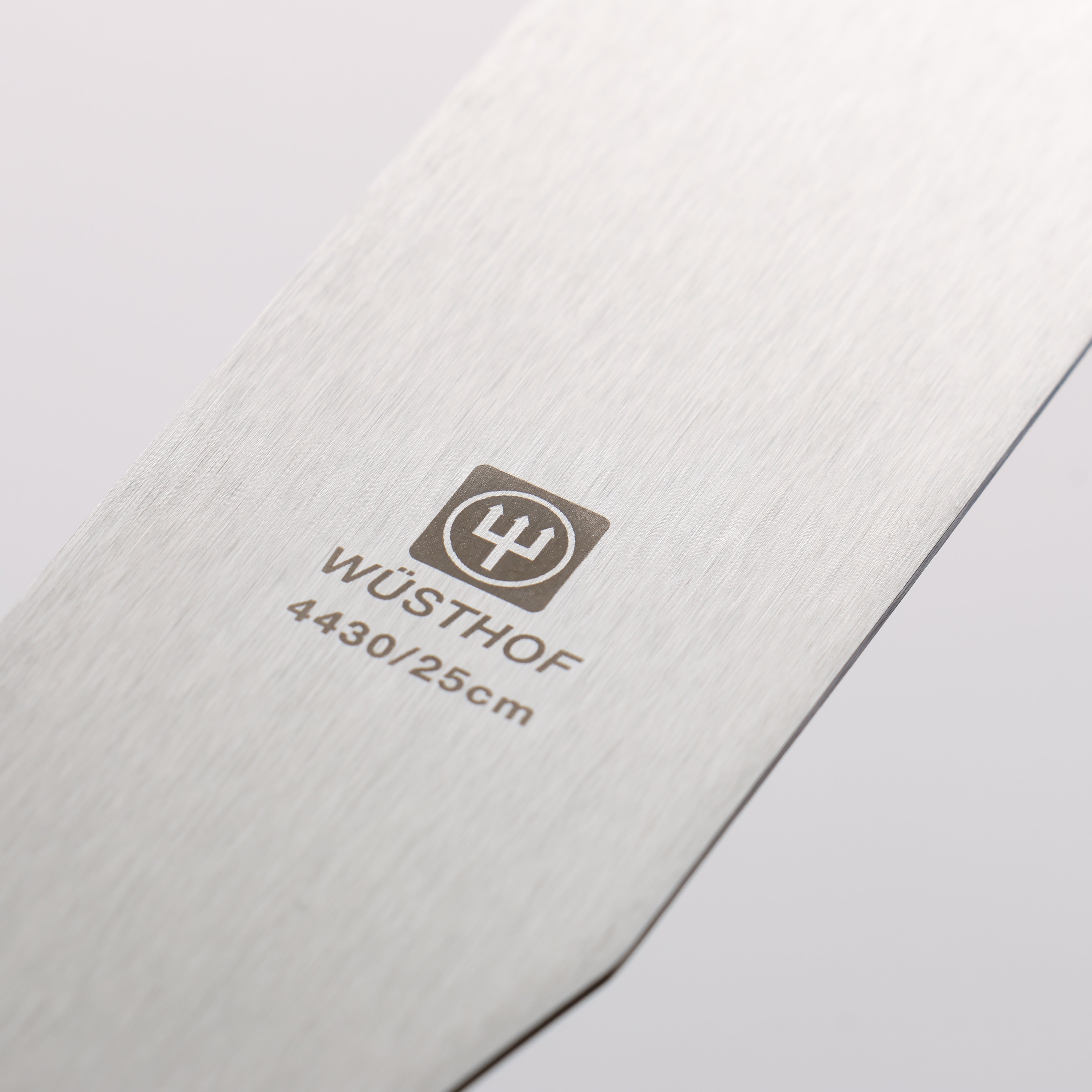 WUSTHOF 不鏽鋼 蛋糕抹刀 250mm 黑塑膠 握把 - 清助刃物