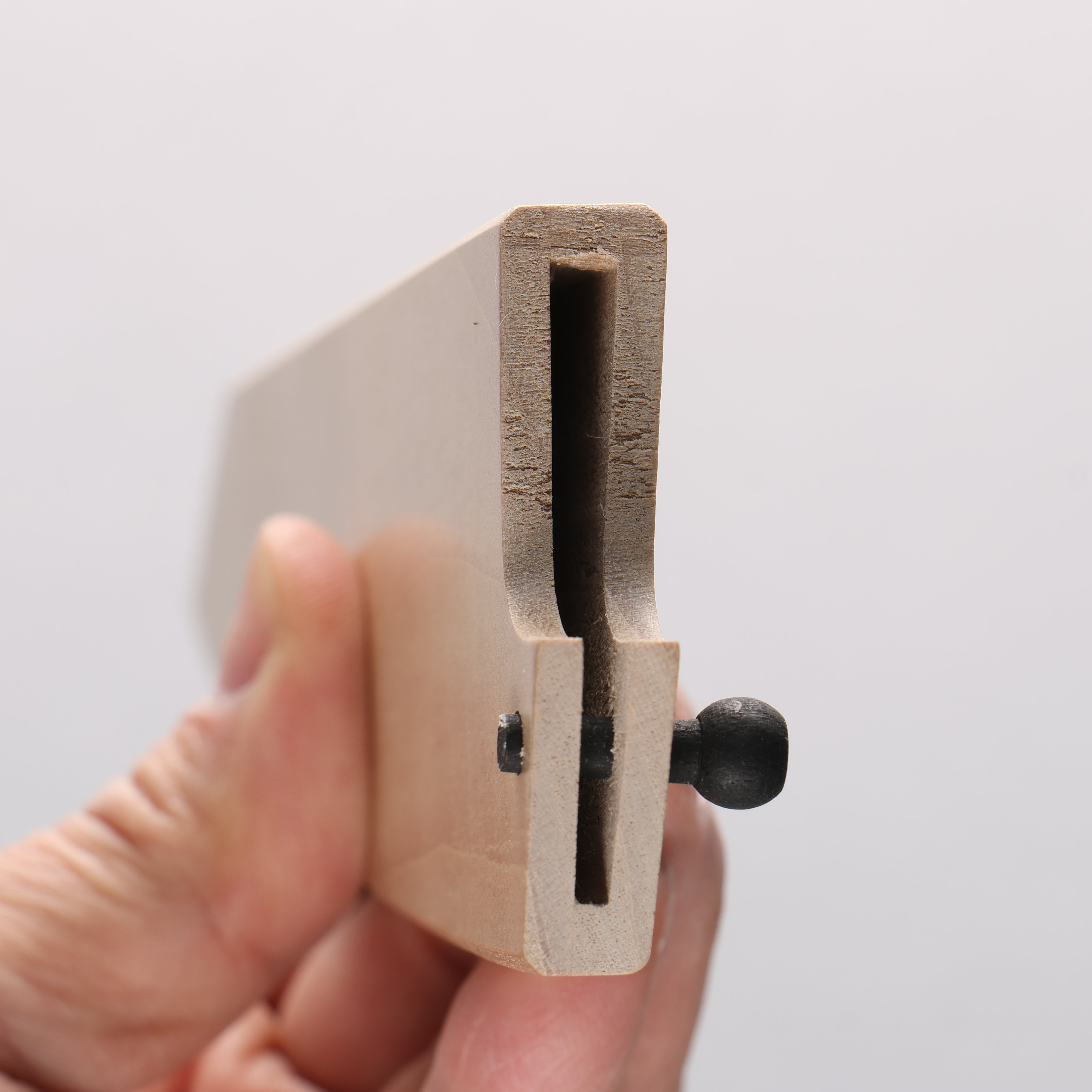 木蘭鞘 150mm 去骨刀用 附合成木安全栓 - 清助刃物