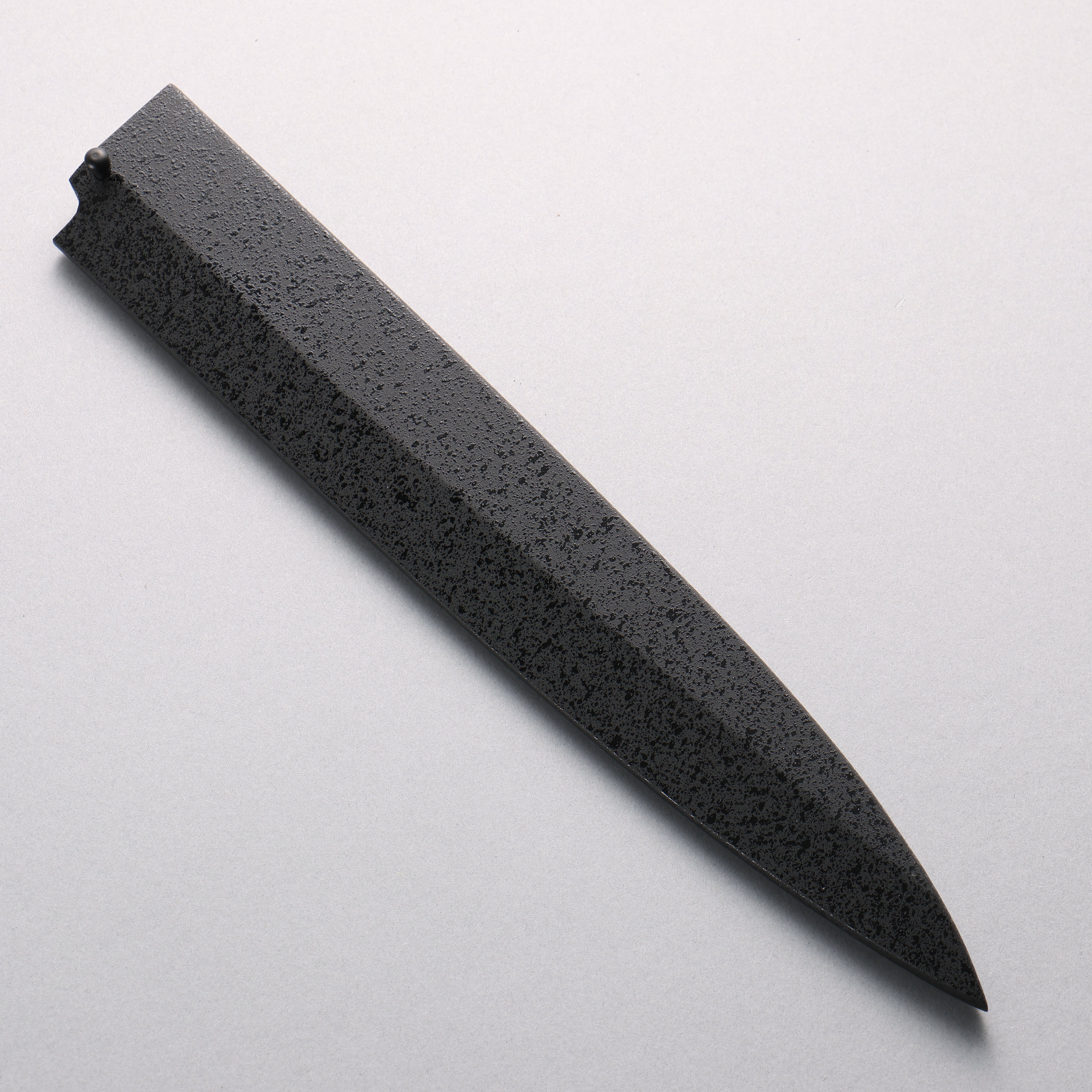 黑石目圖樣 木蘭鞘 270mm 柳刃用 附鋁安全栓 - 清助刃物