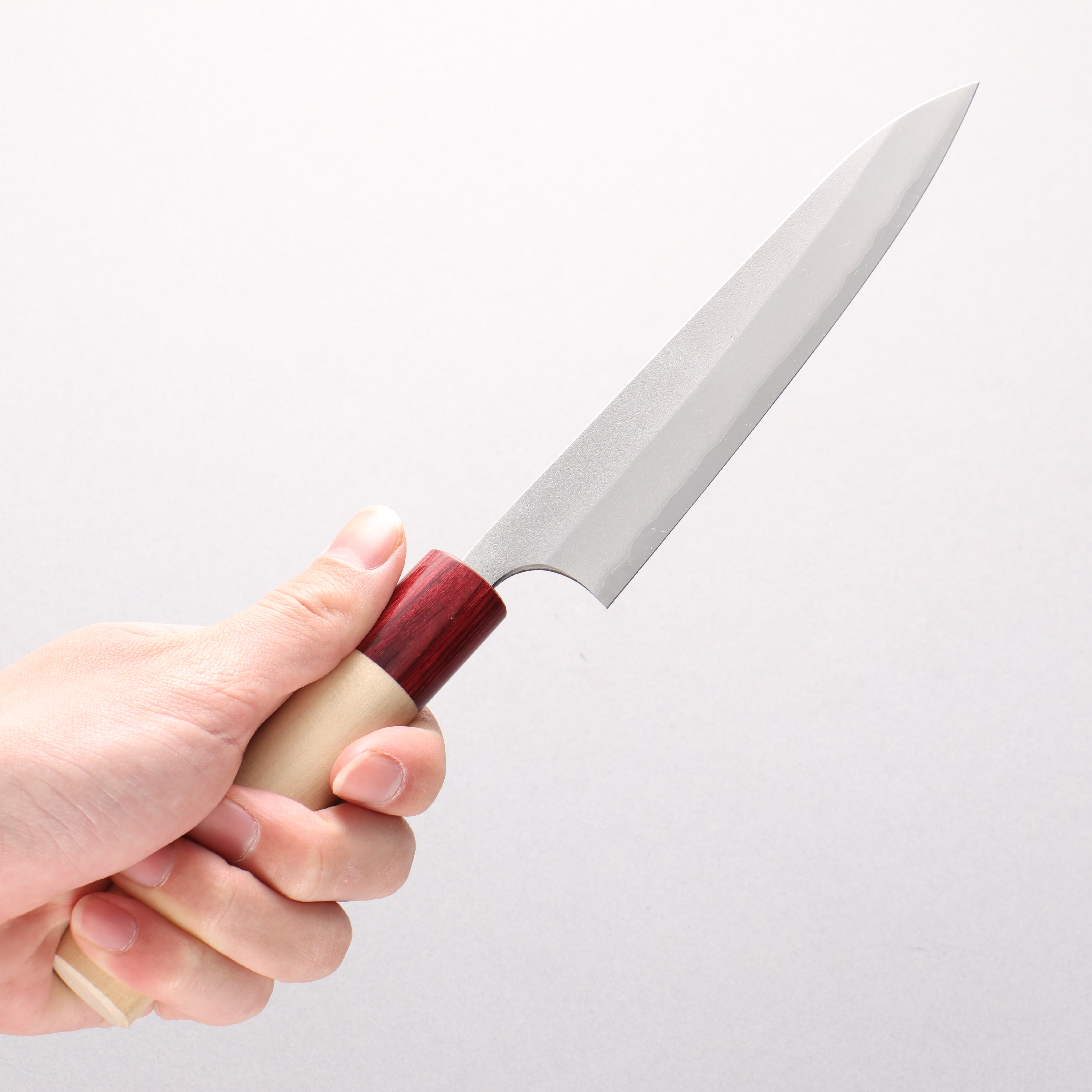 昌景 雪 白鋼二號 梨地 多用途小刀 150mm 木蘭 握把 - 清助刃物