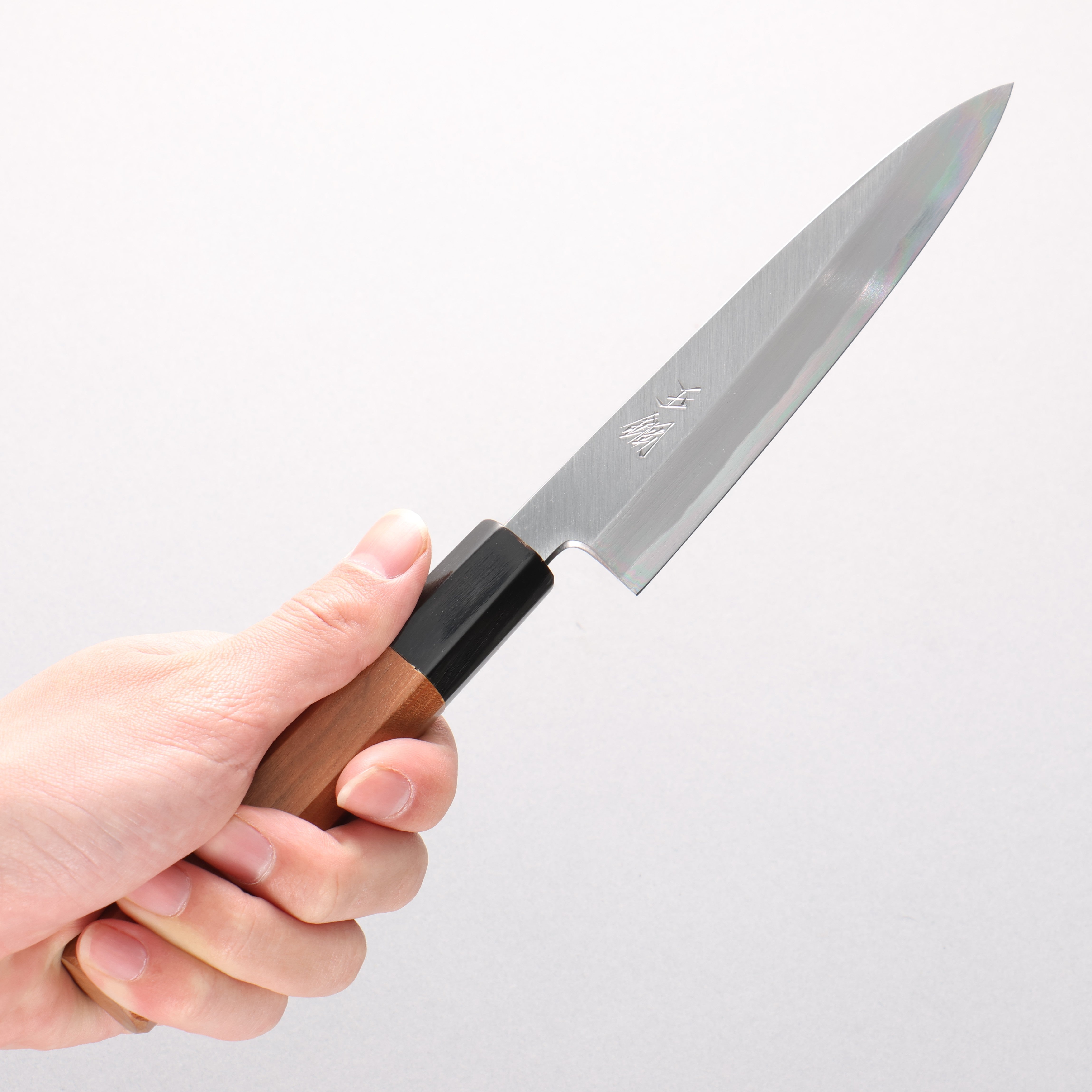 鐵泉 田中作 玉鋼 多用途小刀 145mm 山櫻 握把 - 清助刃物