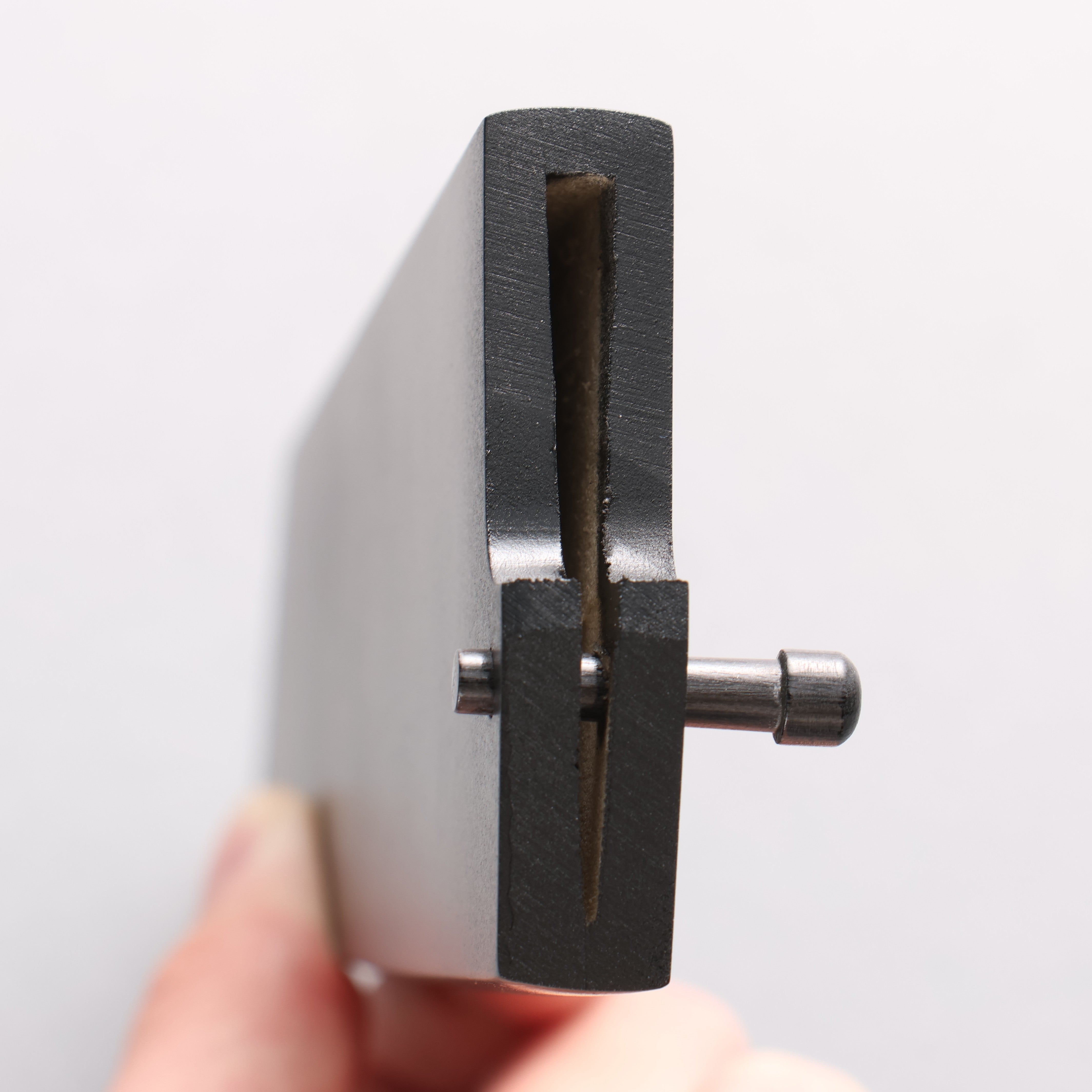 黑 木蘭 鞘 文化刀用 附合成木安全栓 180mm Kaneko - 清助刃物