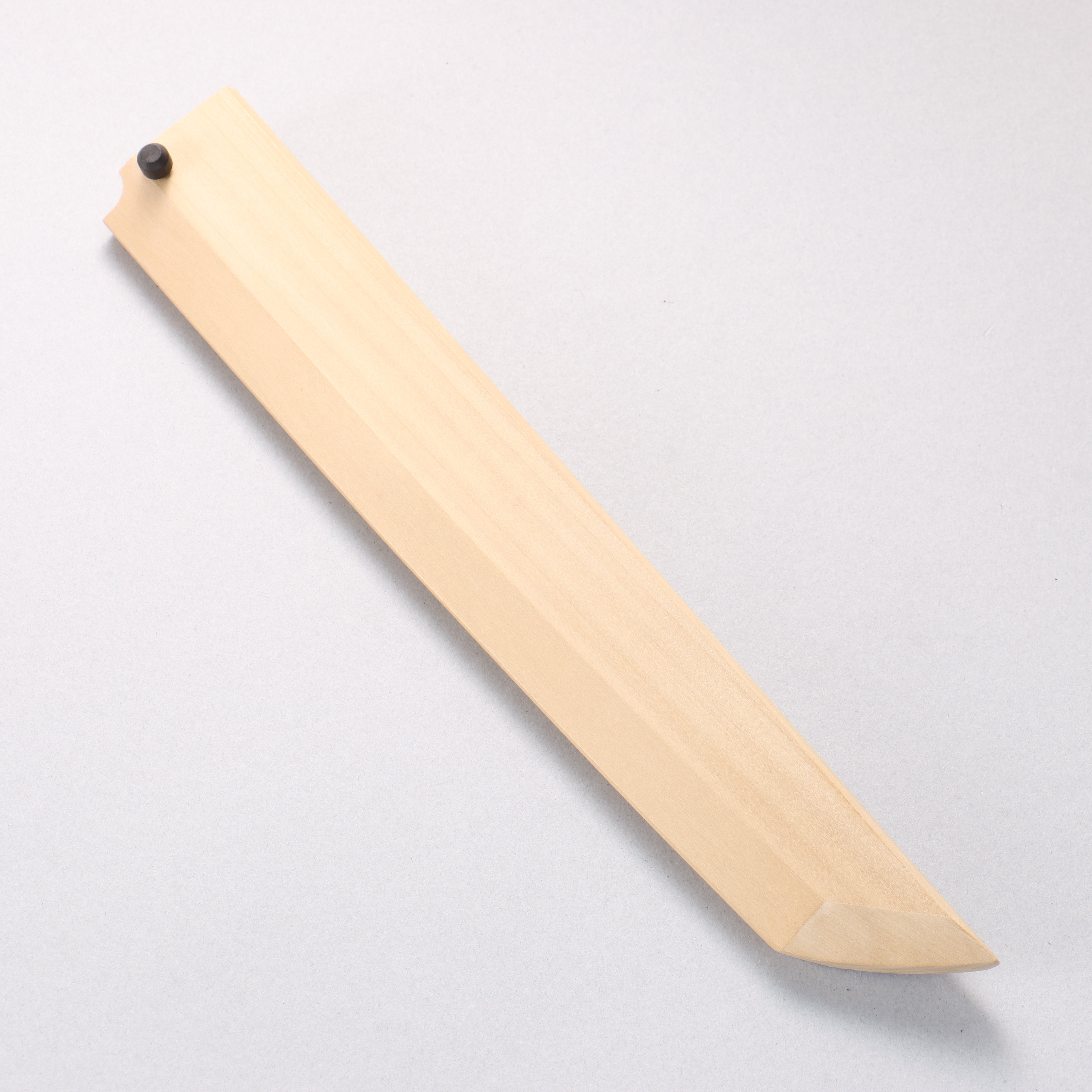 鐵泉 田中作 Tamahagane 先丸柳刃 240mm 黑檀 握把 附刀鞘 - 清助刃物