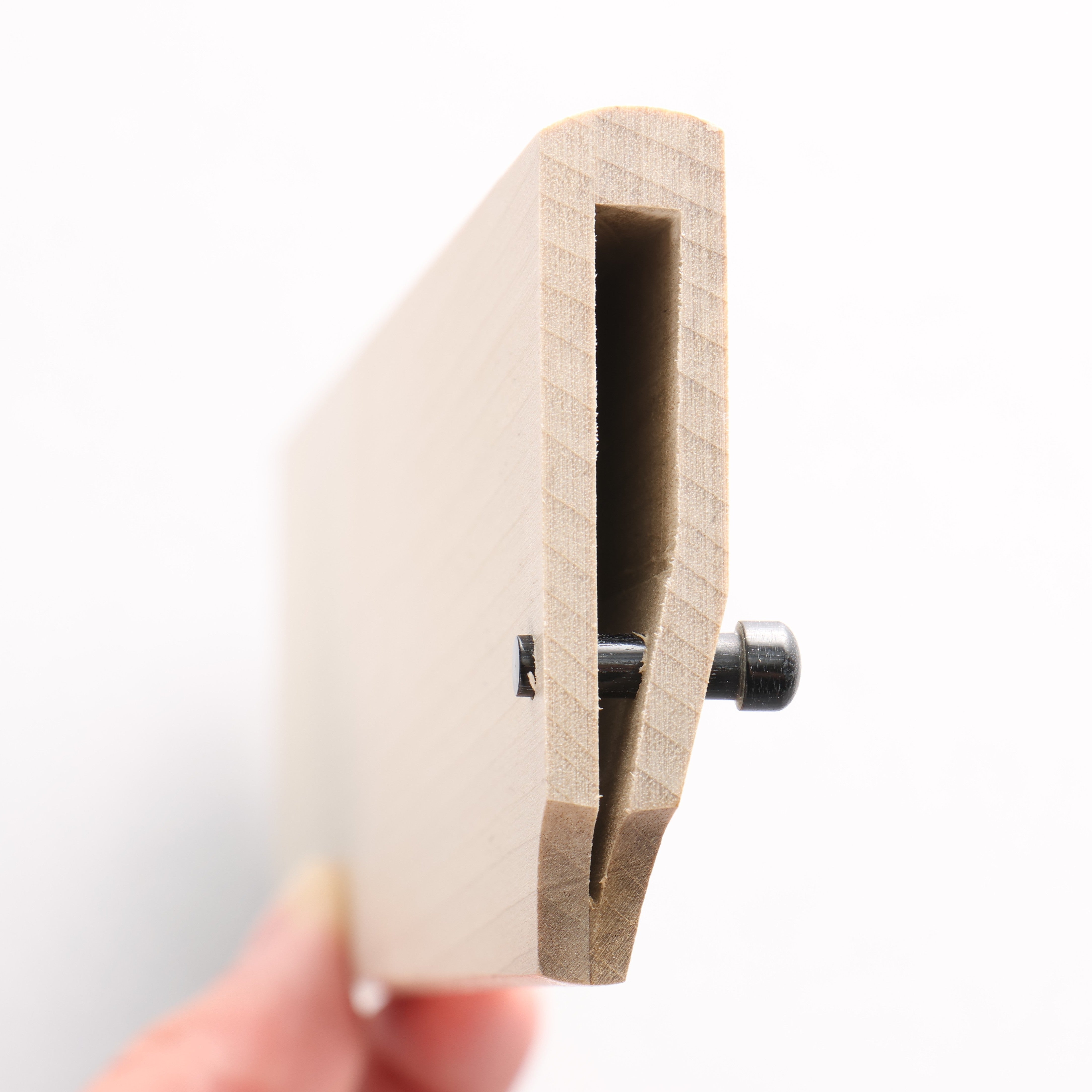 木蘭 鞘 鎌形薄刃用 附合成木安全栓 - 清助刃物