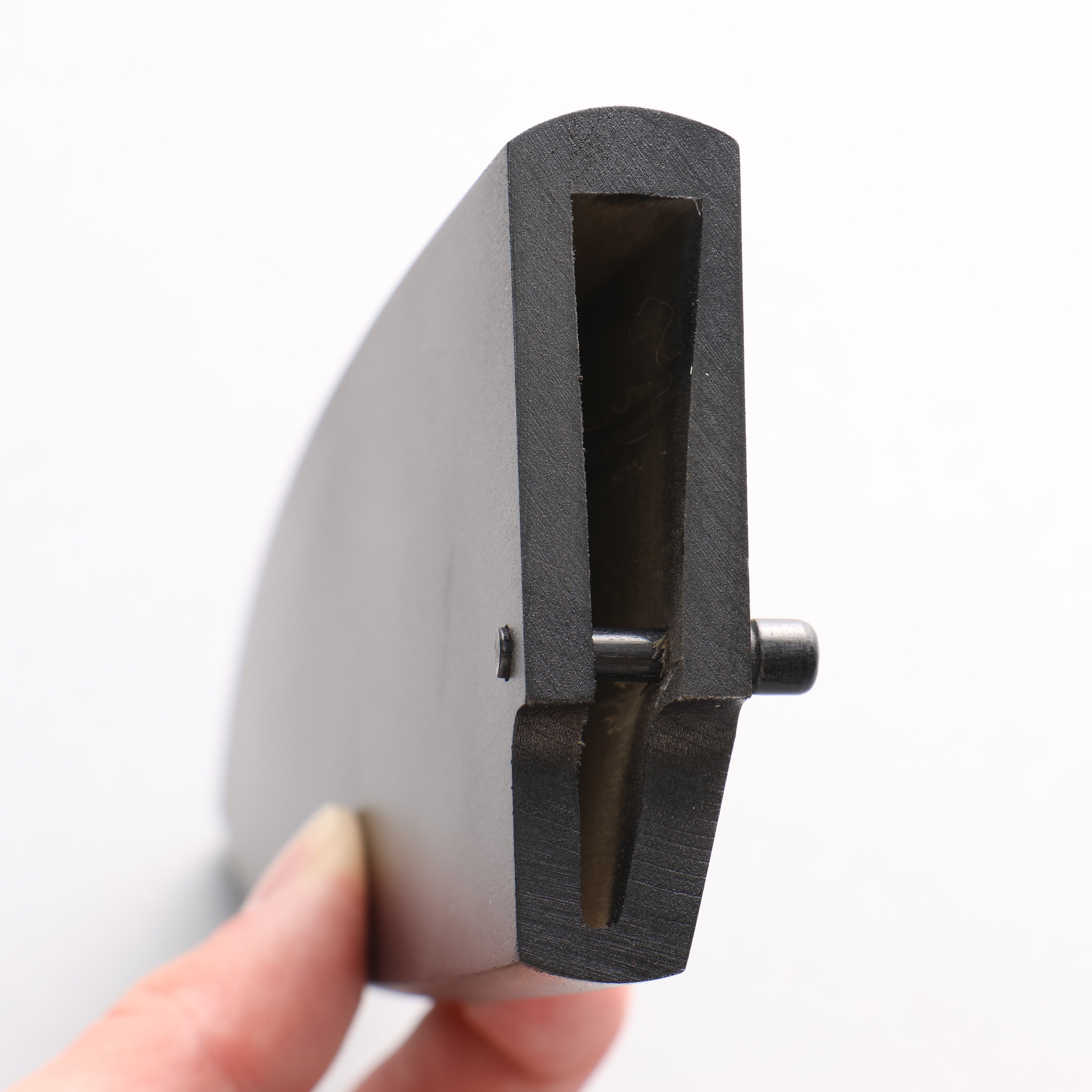 黑 木蘭 鞘 165mm 出刃用 附合成木安全栓 Kaneko - 清助刃物