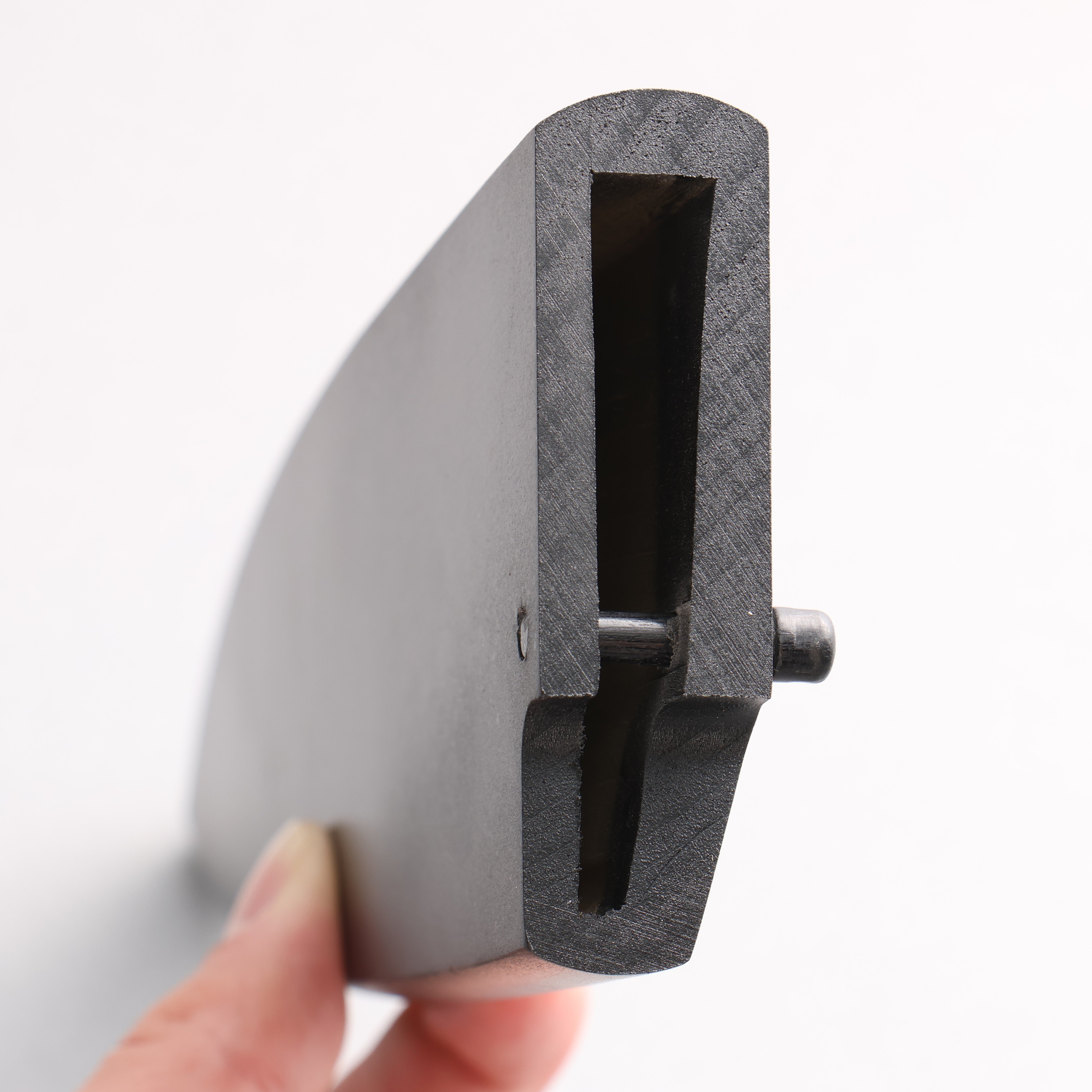 黑 木蘭 鞘 180mm 出刃用 附合成木安全栓 Kaneko - 清助刃物