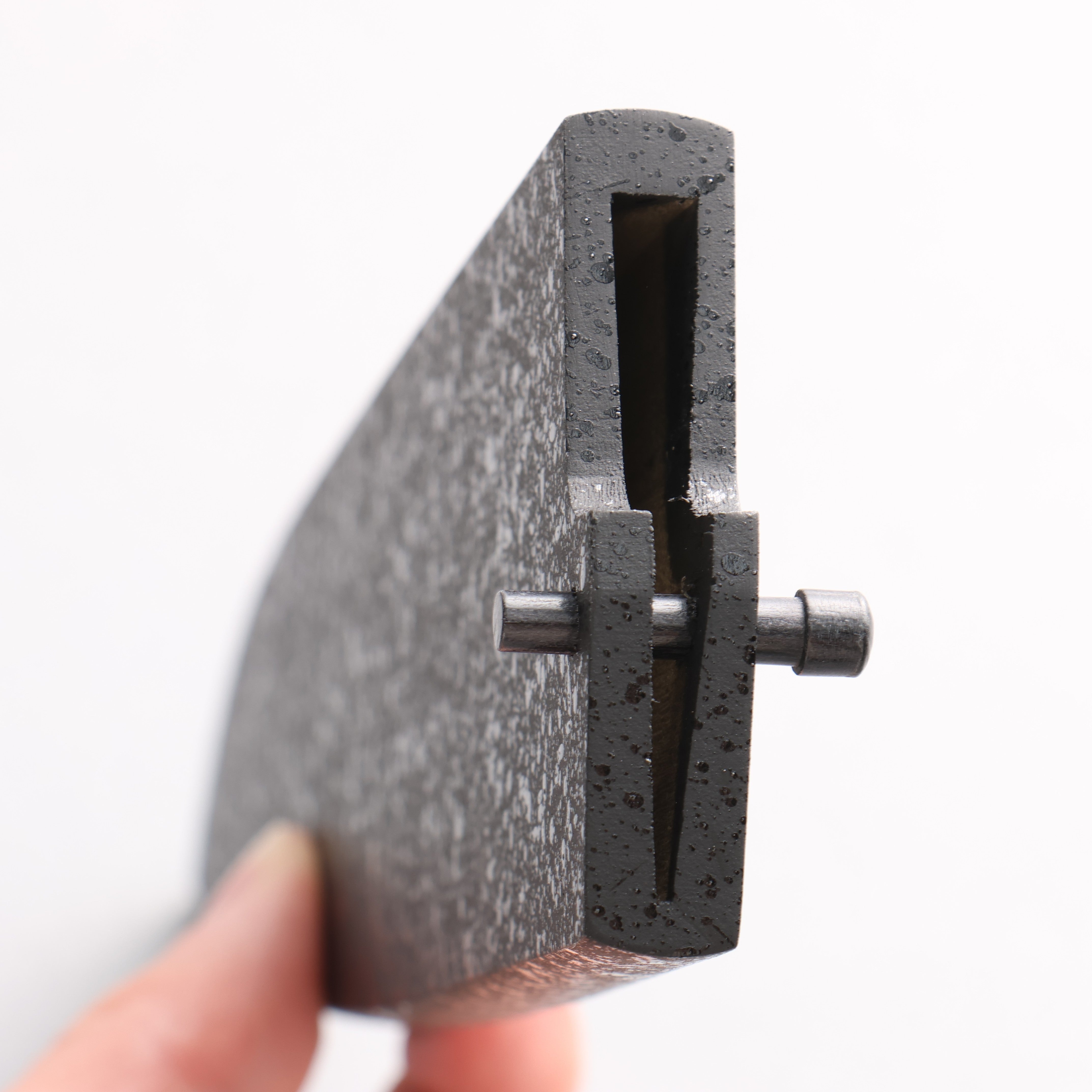 黑石目圖樣 木蘭 鞘 牛刀用 附合成木安全栓 180mm Houei - 清助刃物