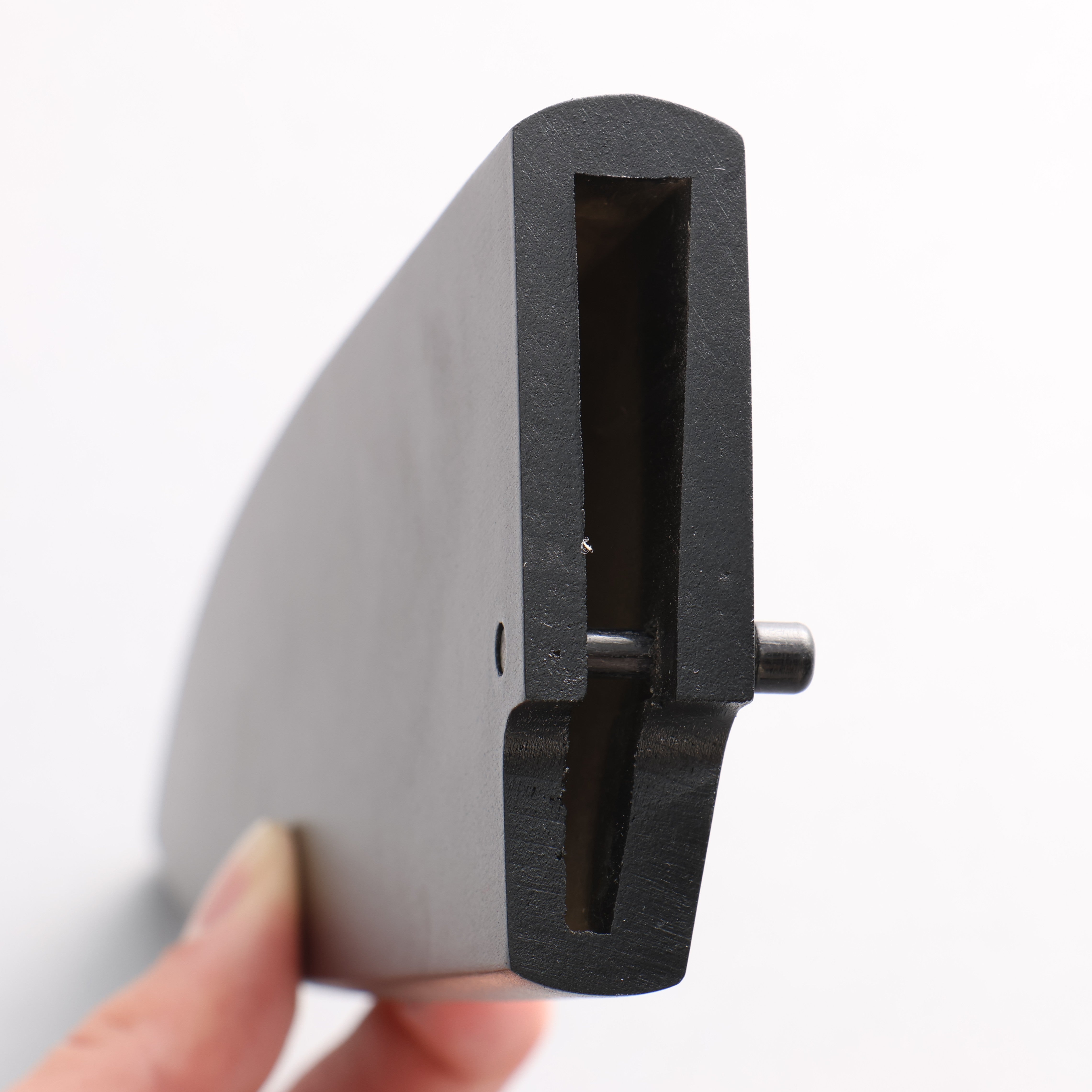 黑 木蘭 鞘 195mm 出刃用 附合成木安全栓 Kaneko - 清助刃物