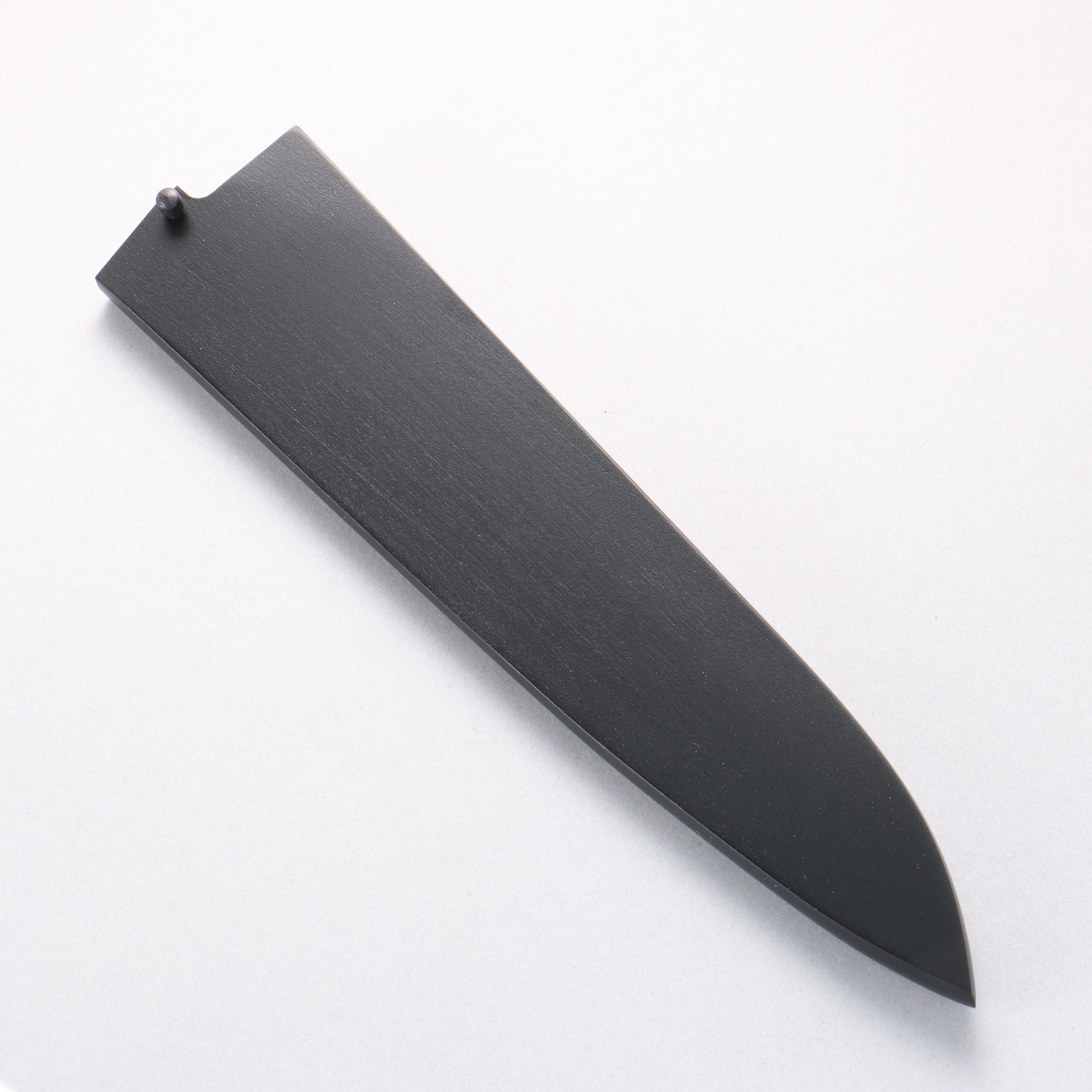 黑 木蘭 鞘 牛刀用 附合成木安全栓 240mm Kaneko - 清助刃物