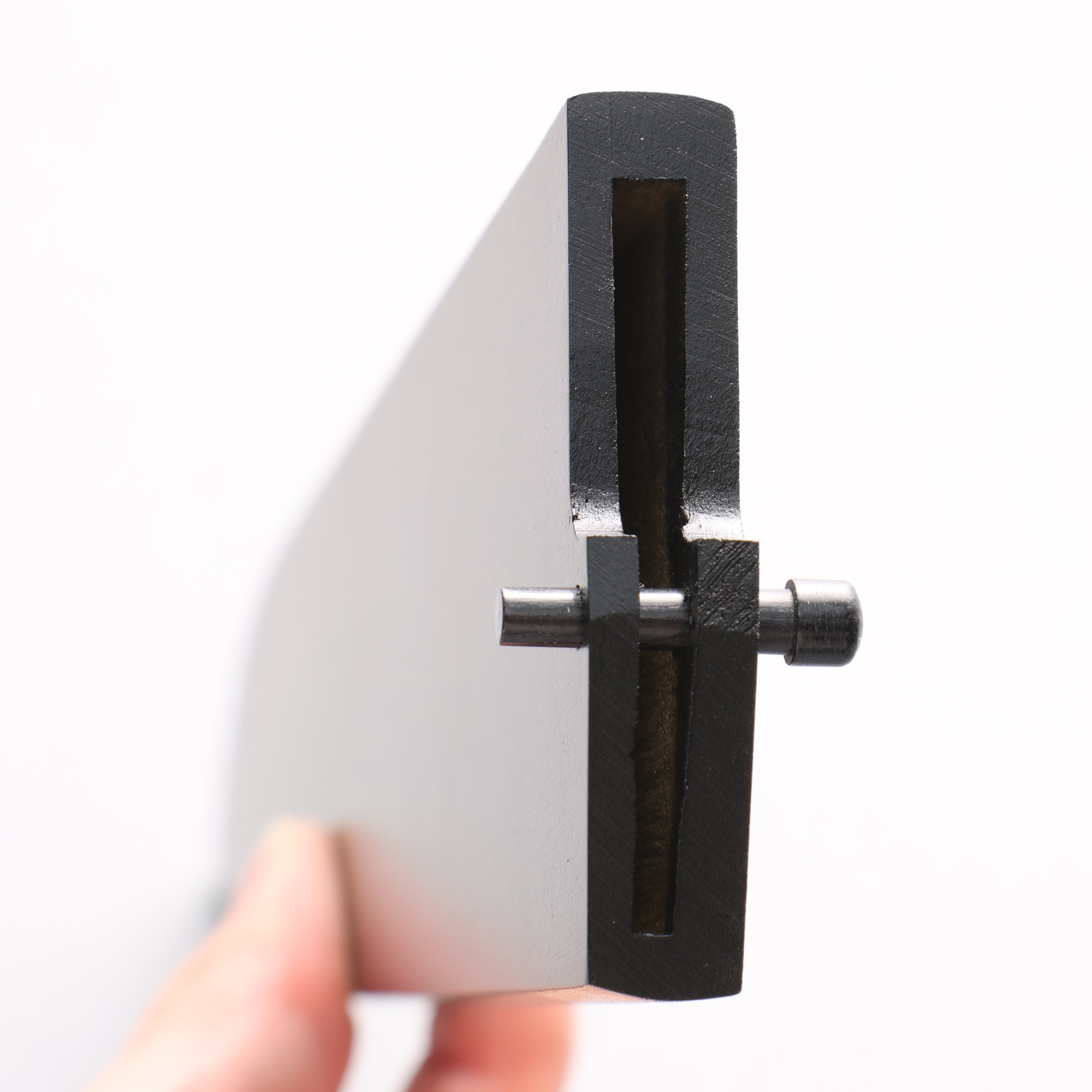 黑 木蘭 鞘 牛刀用 附合成木安全栓 240mm Kaneko - 清助刃物