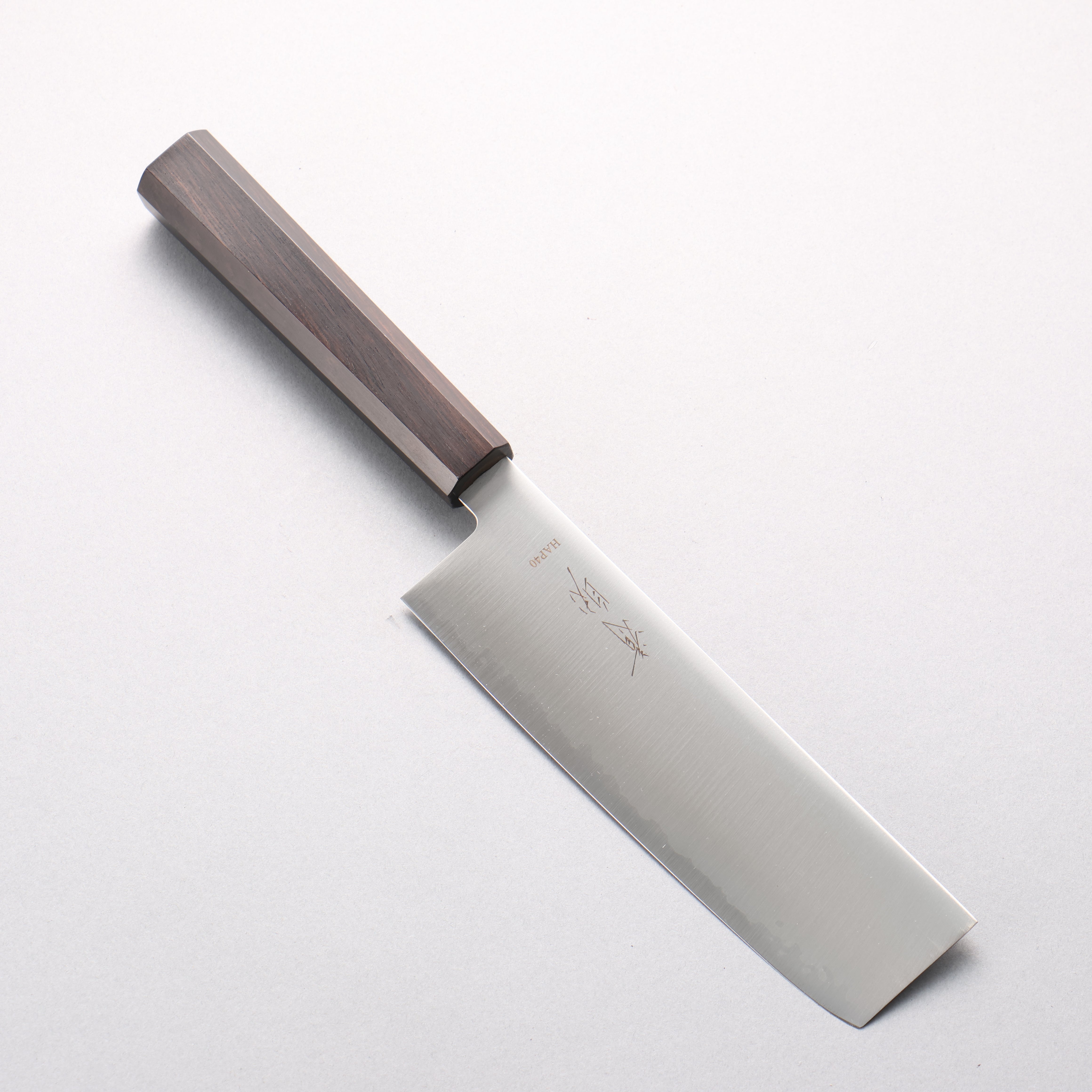 清助 HAP40 菜切 175mm 黑檀 握把 - 清助刃物