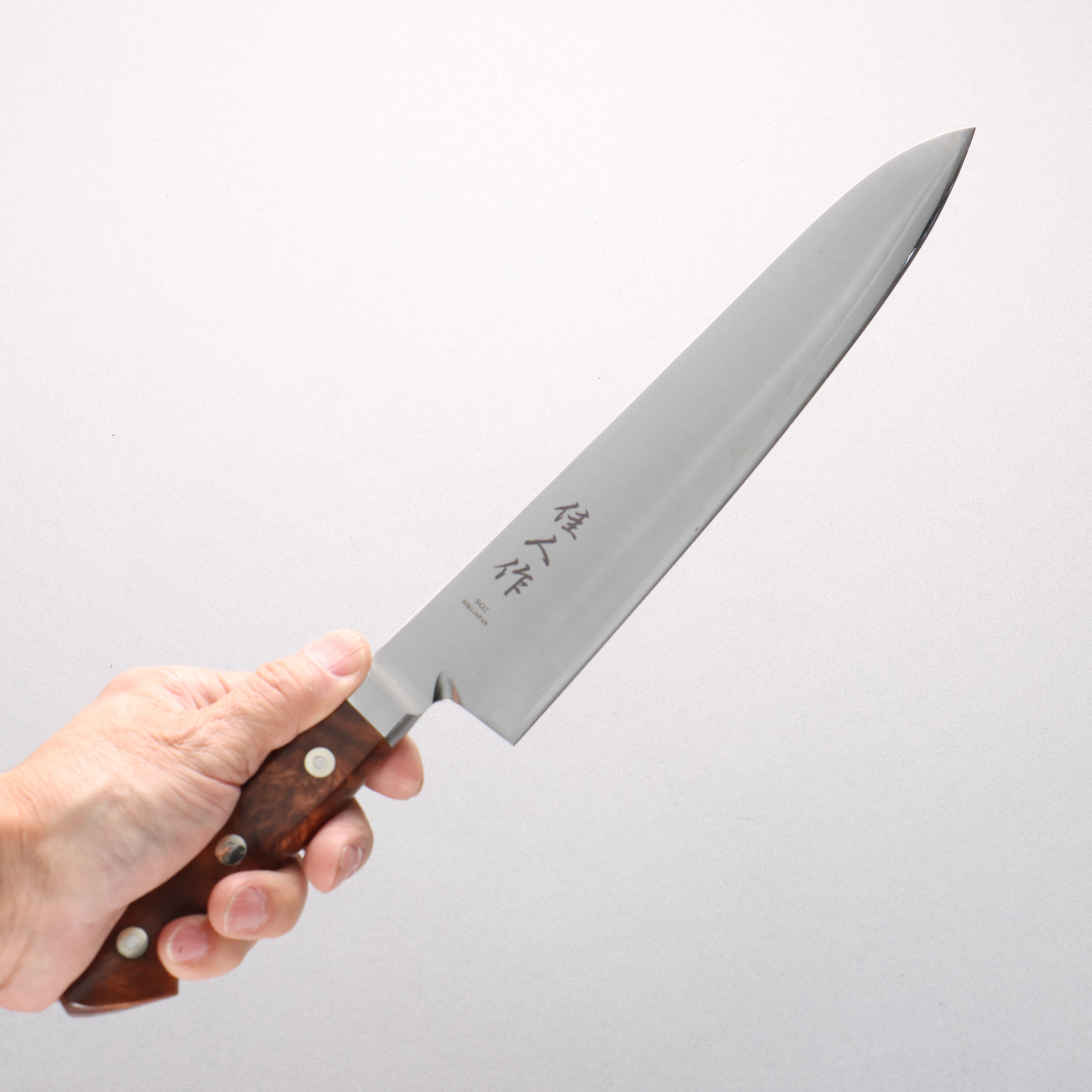 佳人 SG2 筋引 240mm 花梨木瘤 握把 - 清助刃物