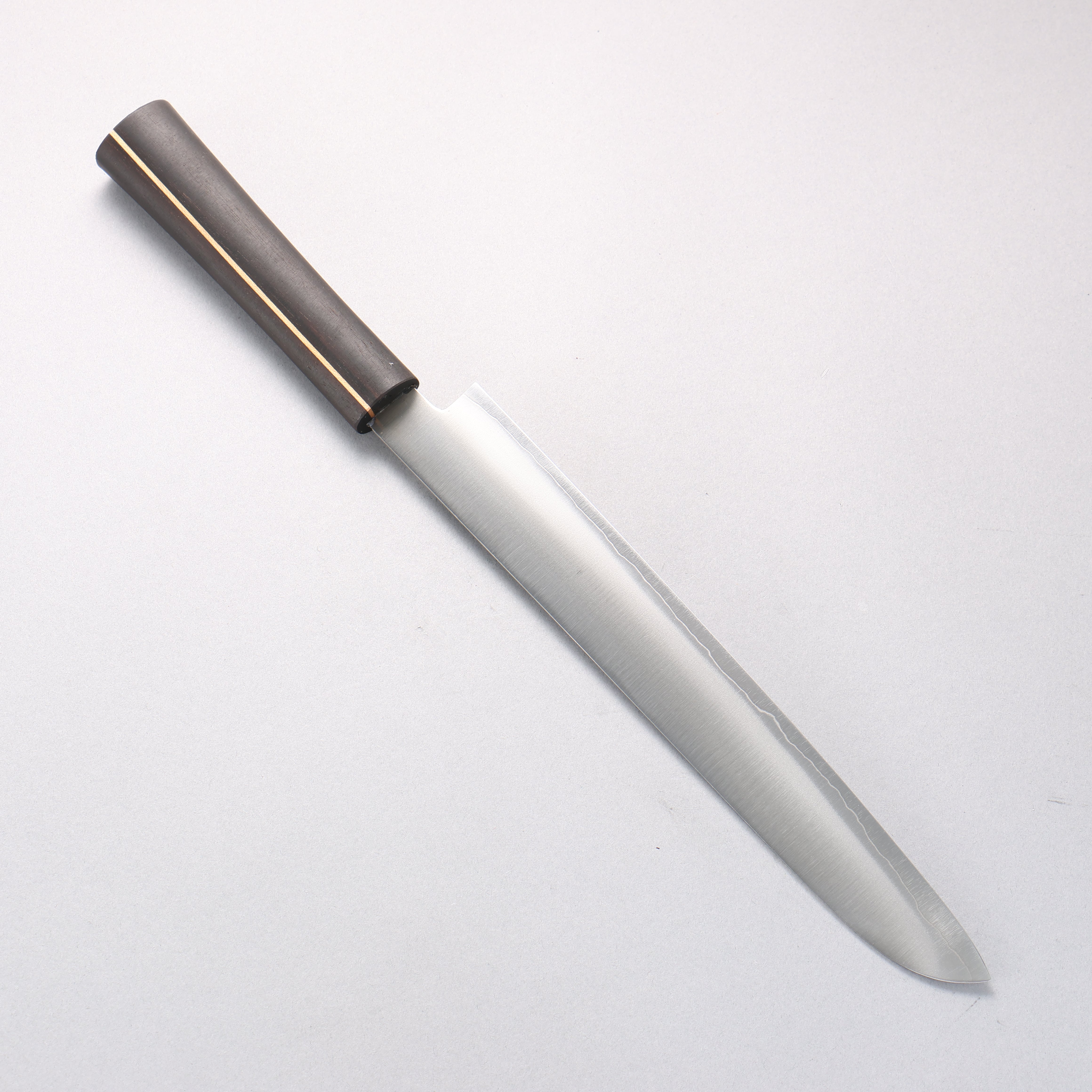 田中 誠貴 瞬 銀三鋼 麵包刀 240mm 黑檀 握把 - 清助刃物