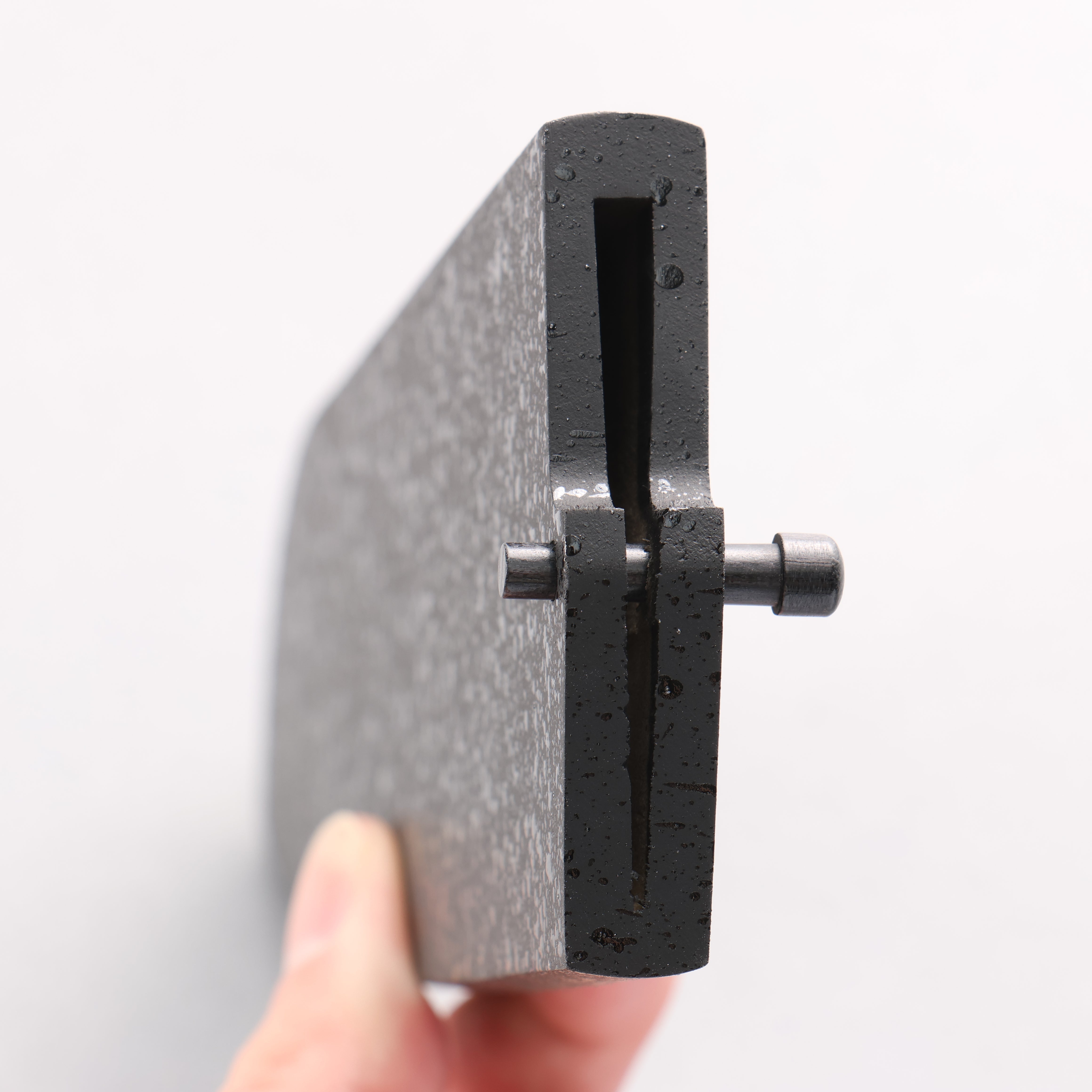 黑石目圖樣 木蘭 鞘 165mm 三德刀用 附合成木安全栓 - 清助刃物