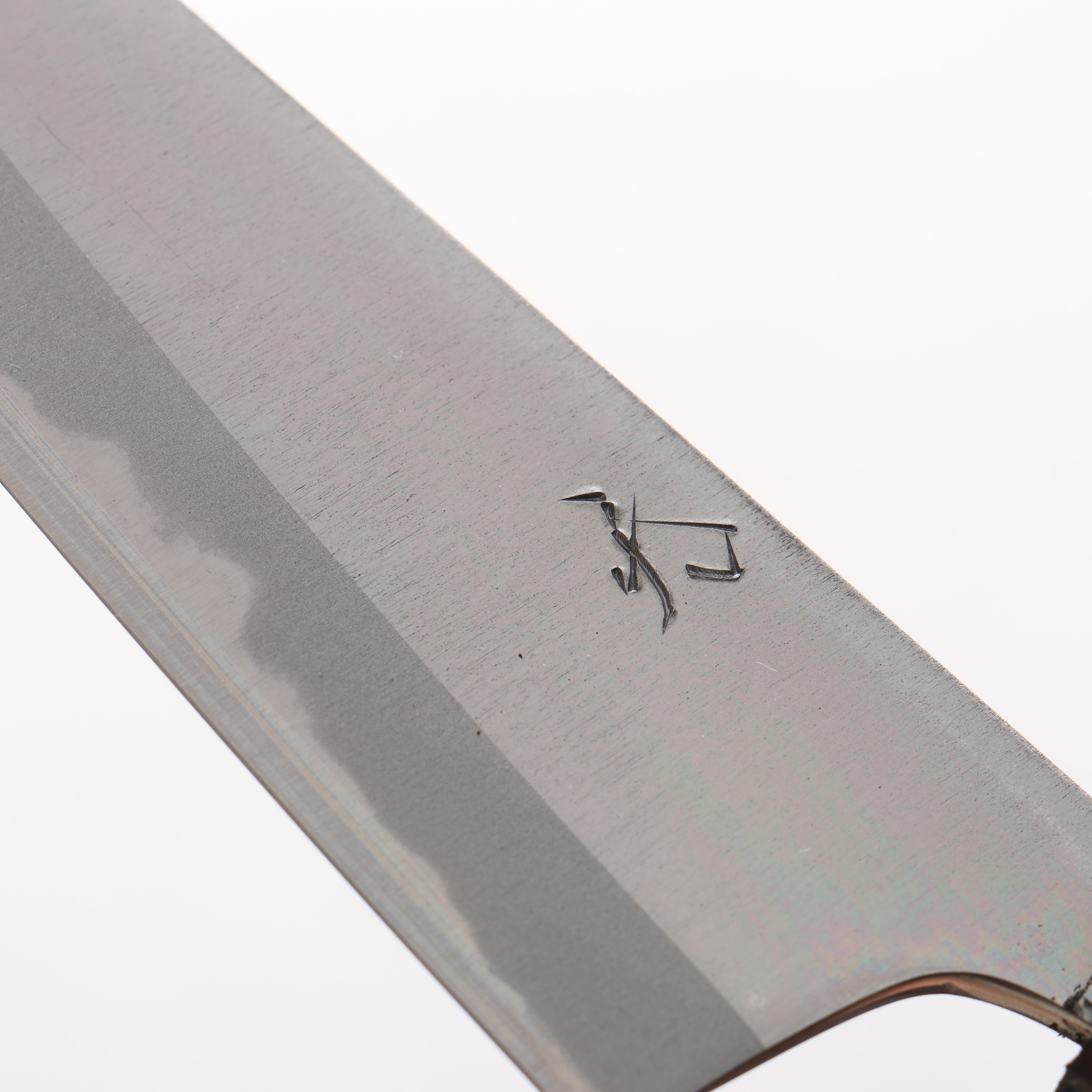西田大祐 白鋼一號 打磨處理 多用途小刀 100mm 核桃木 握把 - 清助刃物