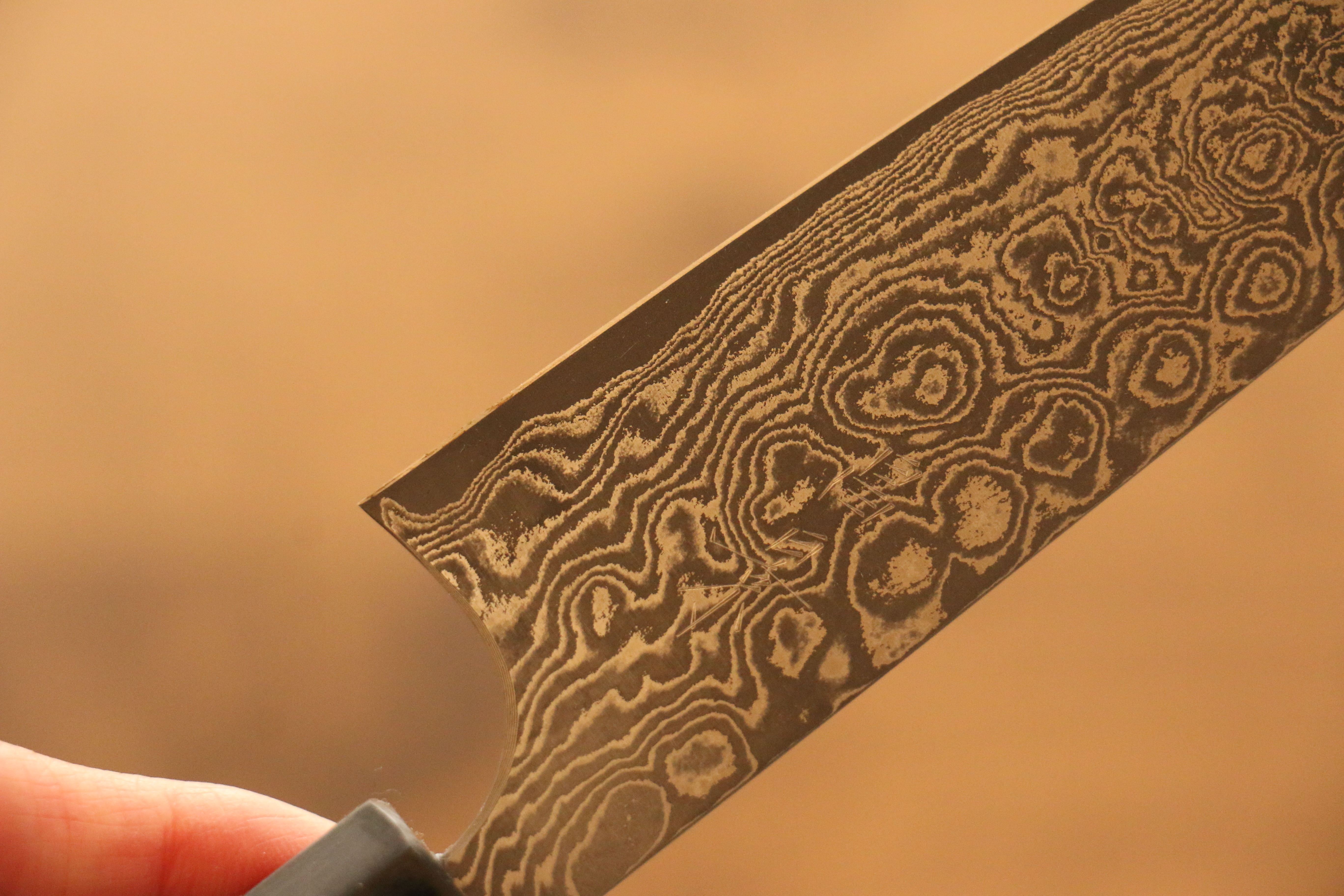 昌景 雲 VG10 大馬士革紋 小文化刀 120mm 紫檀木 握把 - 清助刃物