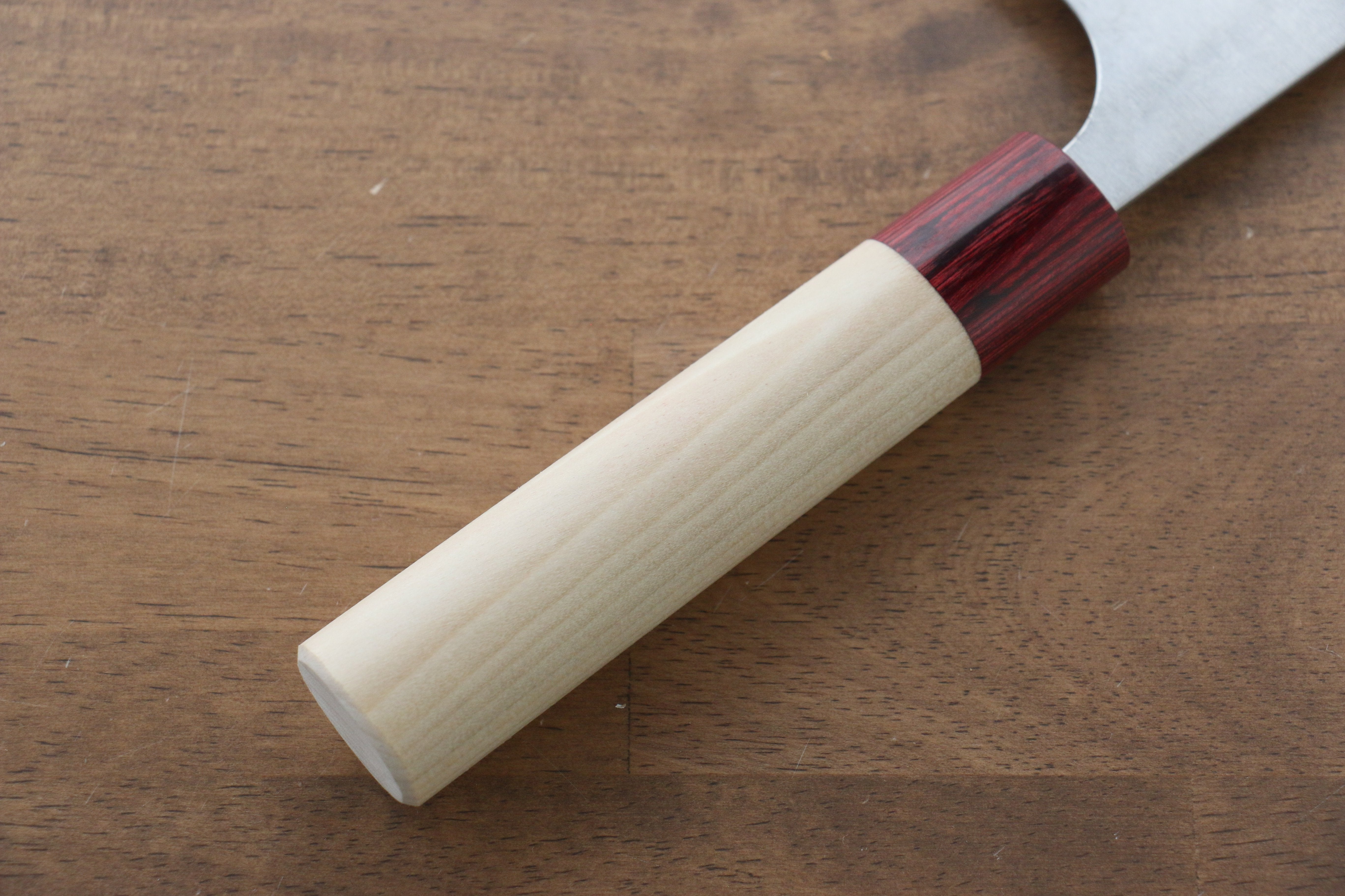 昌景 霧 VG10 大馬士革紋 菜切 170mm 木蘭 握把 - 清助刃物