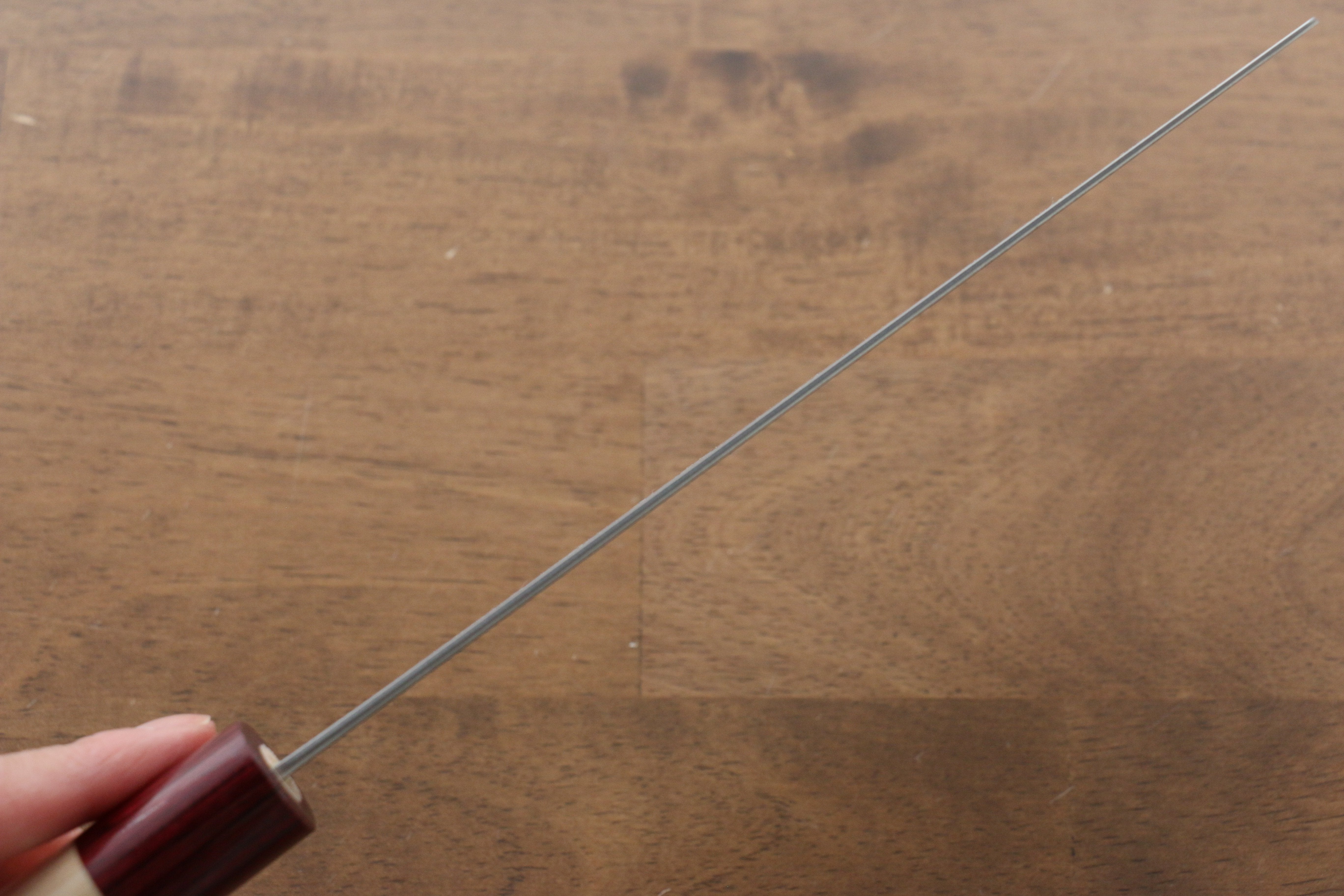 昌景 霧 VG10 大馬士革紋 菜切 170mm 木蘭 握把 - 清助刃物