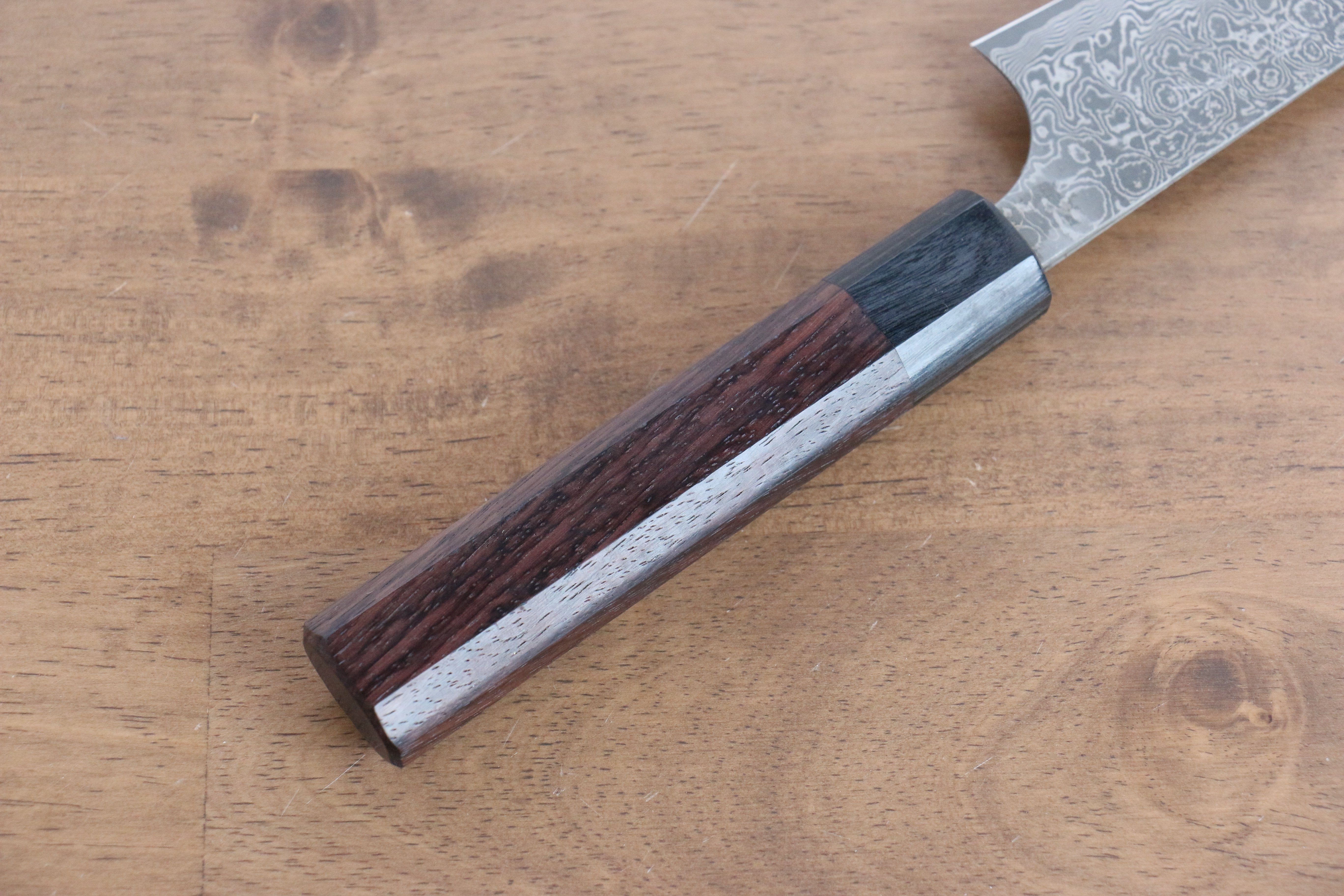 昌景 雲 VG10 大馬士革紋 去骨刀 170mm 紫檀木握把 - 清助刃物