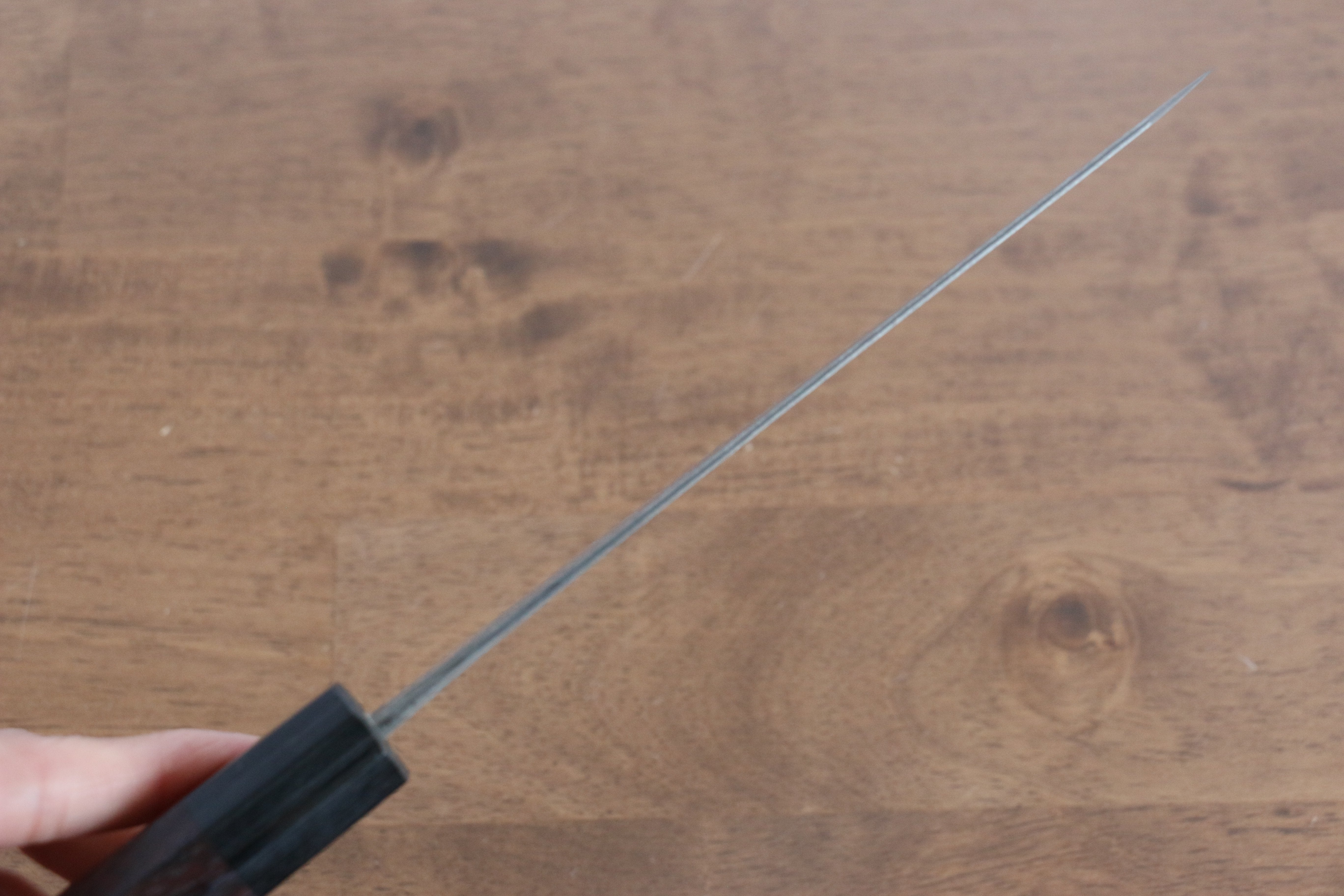 昌景 雲 VG10 大馬士革紋 去骨刀 170mm 紫檀木握把 - 清助刃物