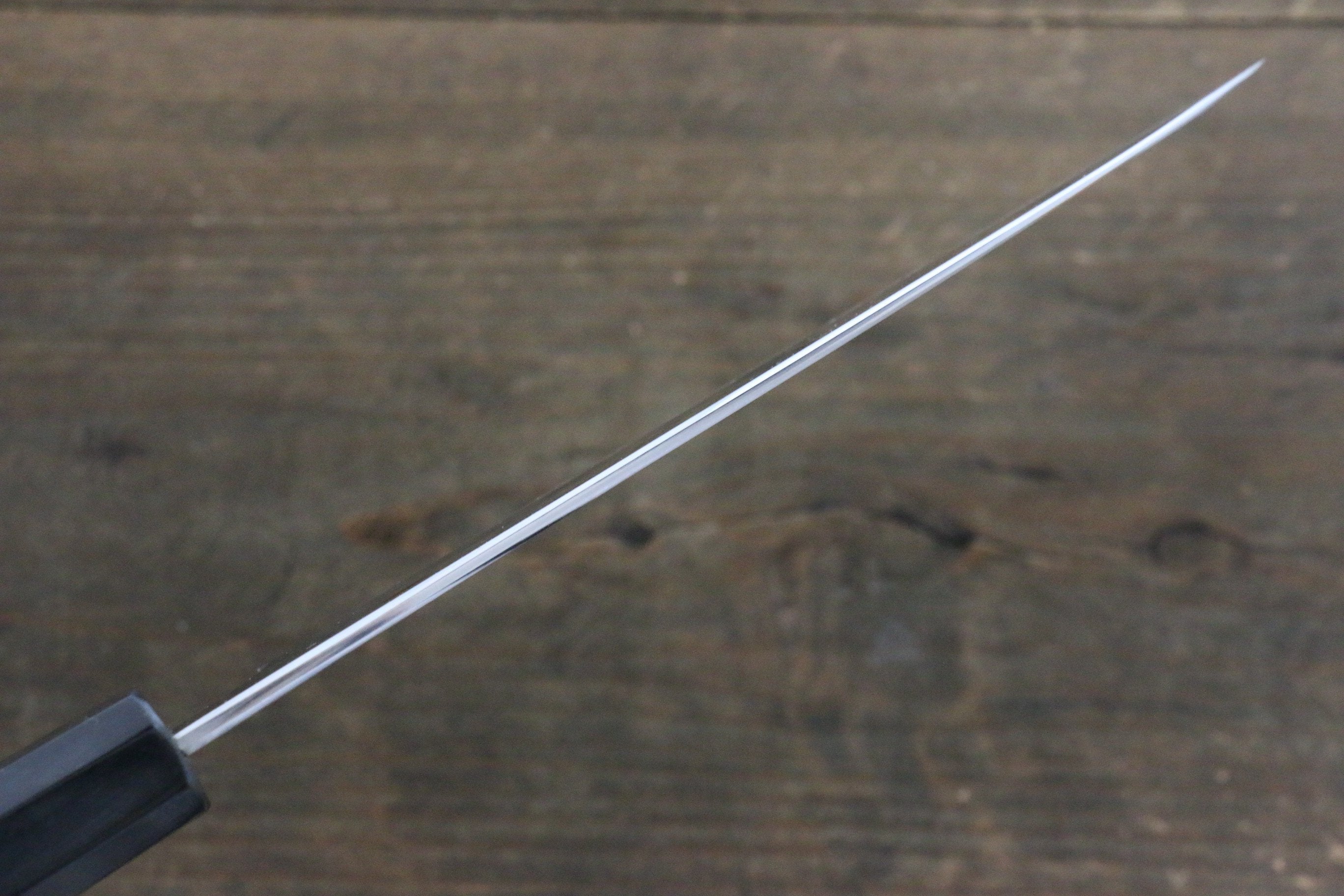 堺 菊守 VG10 鏡面處理 三德刀 180mm 黑檀握把 - 清助刃物