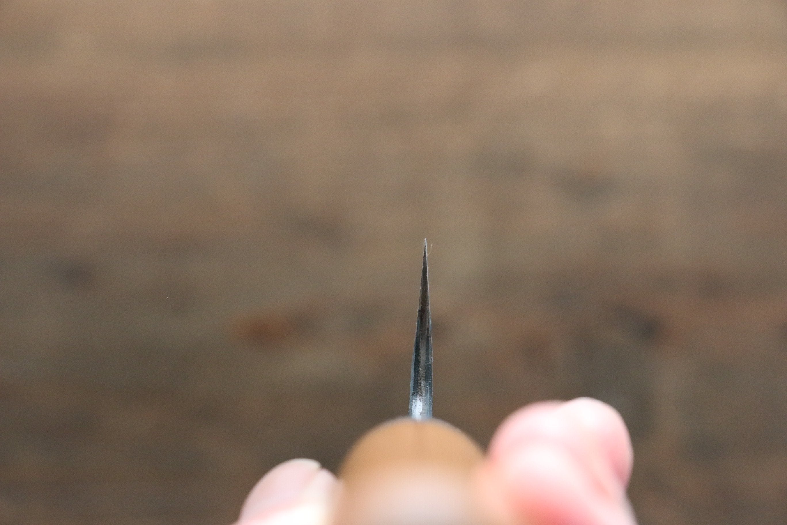 昌景 水 青鋼二號 黑打 筋引 300mm 美國櫻桃木握把 - 清助刃物