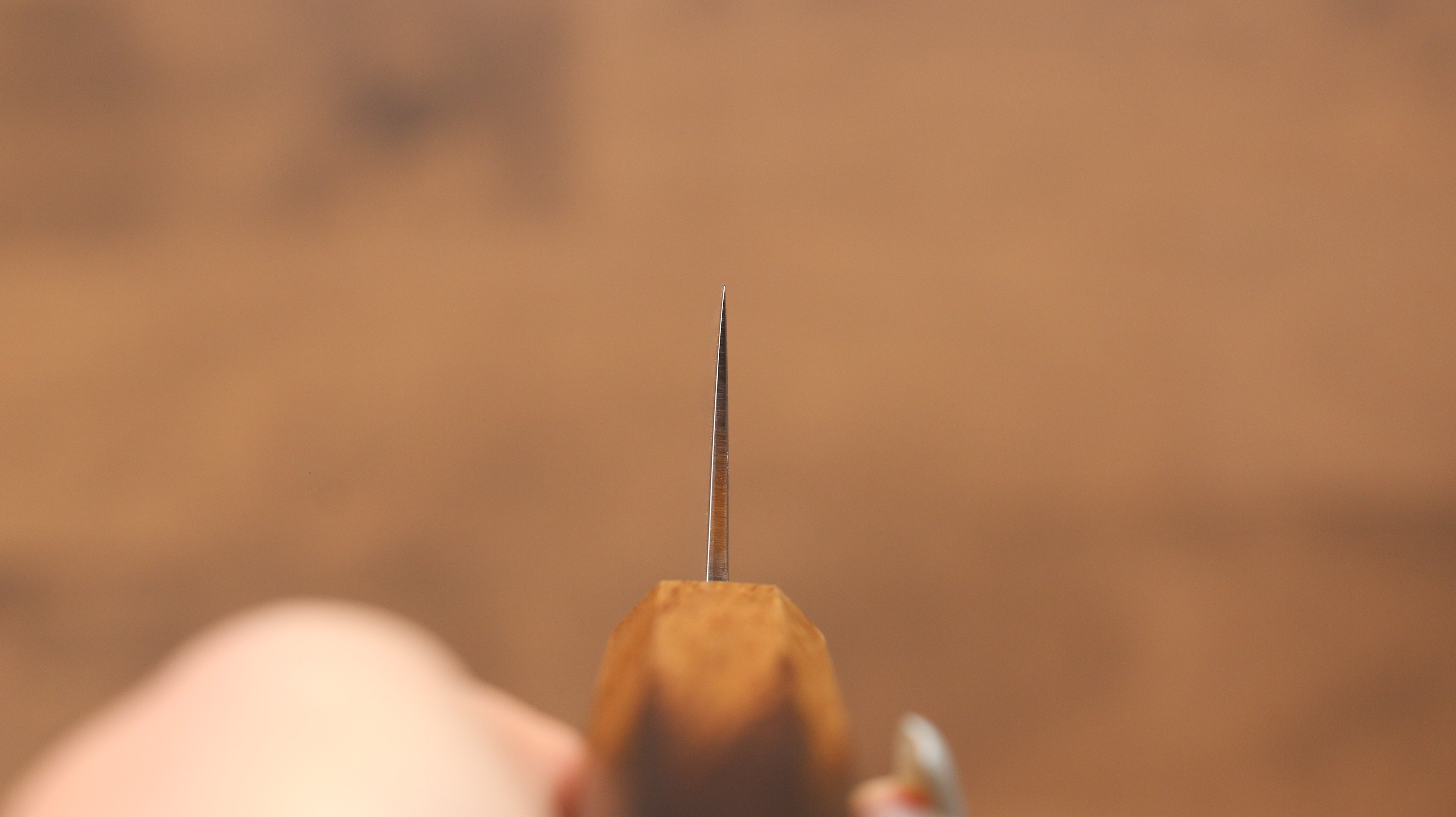 佳人 特殊鈷合金 大馬士革紋 牛刀 210mm 燒櫟木(八角) 握把 - 清助刃物