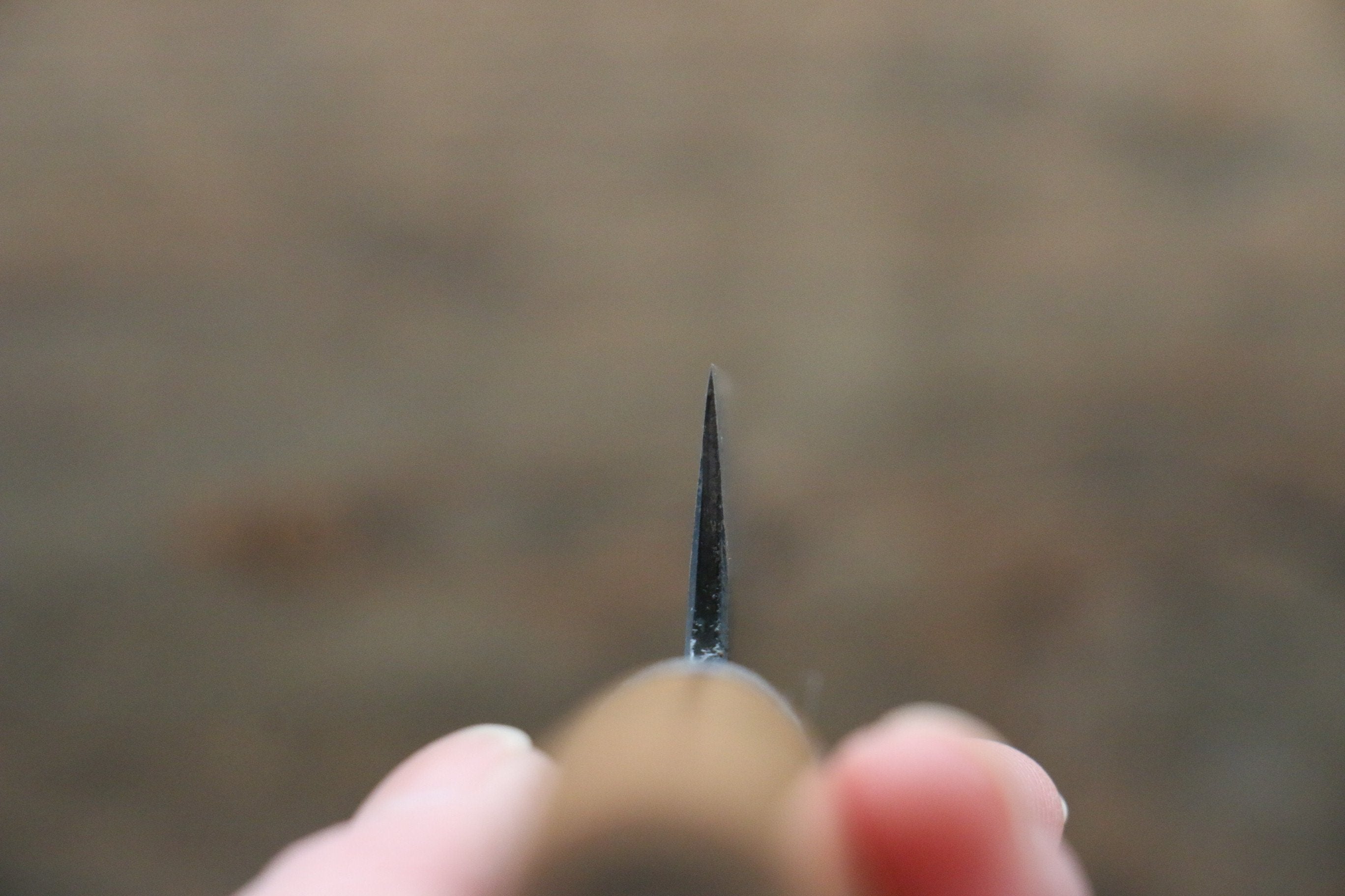 昌景 水 青鋼二號 黑打 多用途小刀 150mm 美國櫻桃木 握把 - 清助刃物