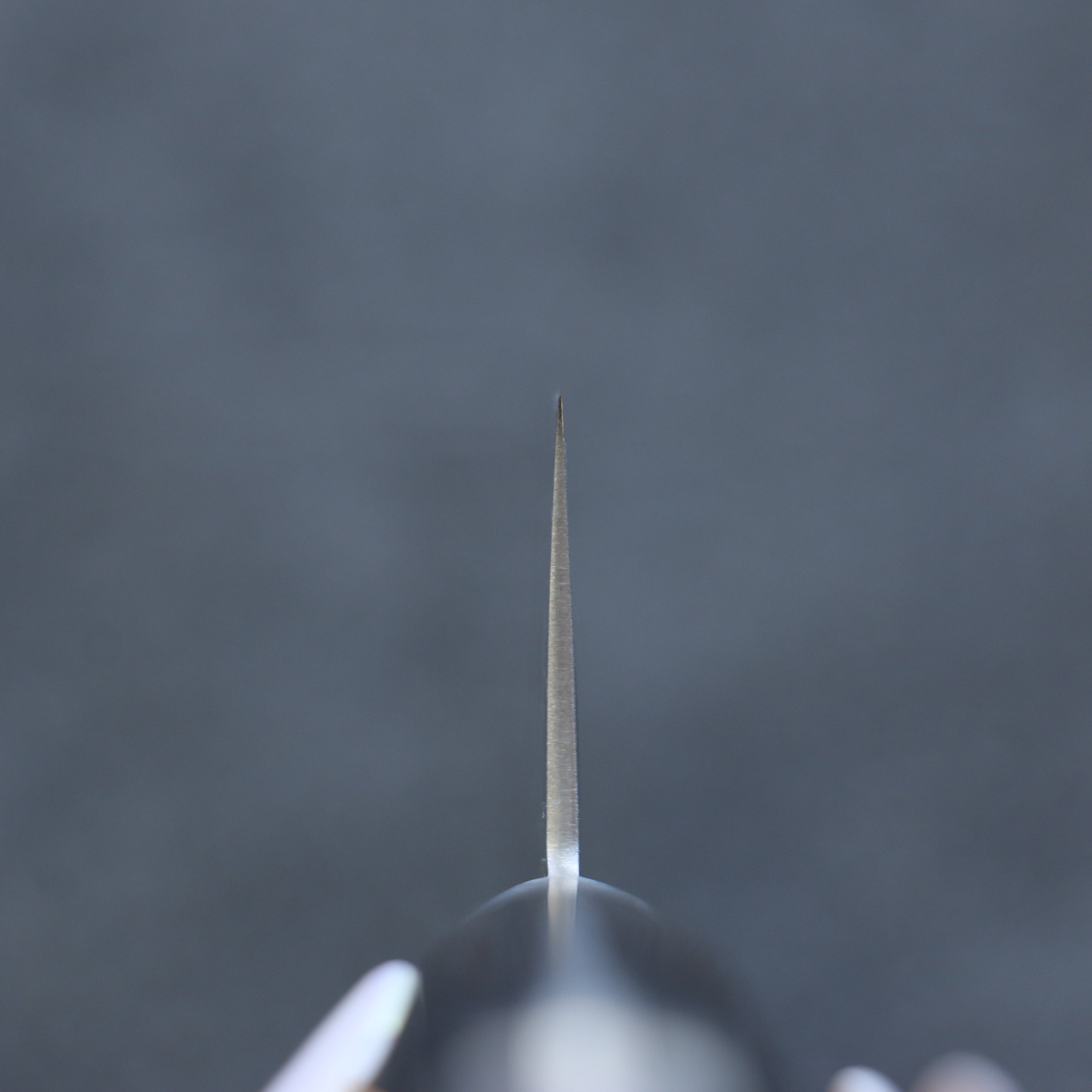 清助 銀三鋼 梨地 三德刀 180mm 茶色合成木 握把 - 清助刃物