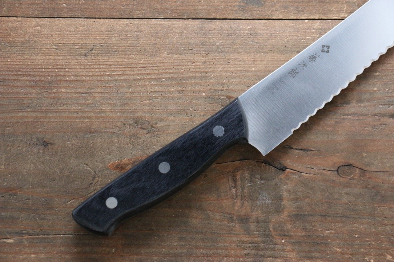 藤次郎(藤寅) 鉬釩鋼 麵包刀 270mm F687 - 清助刃物