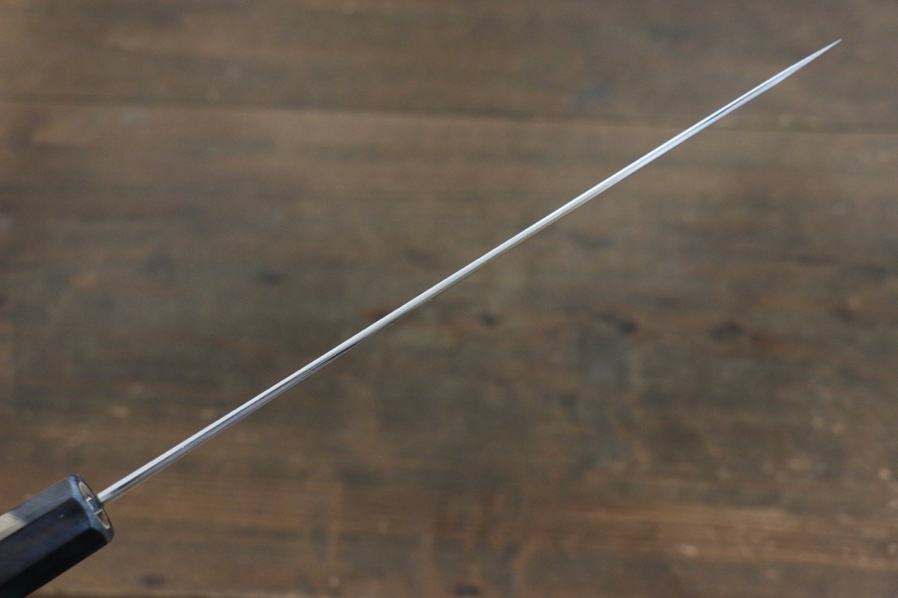 重陽 白鋼 鏡面處理 牛刀 210mm 木蘭握把 - 清助刃物