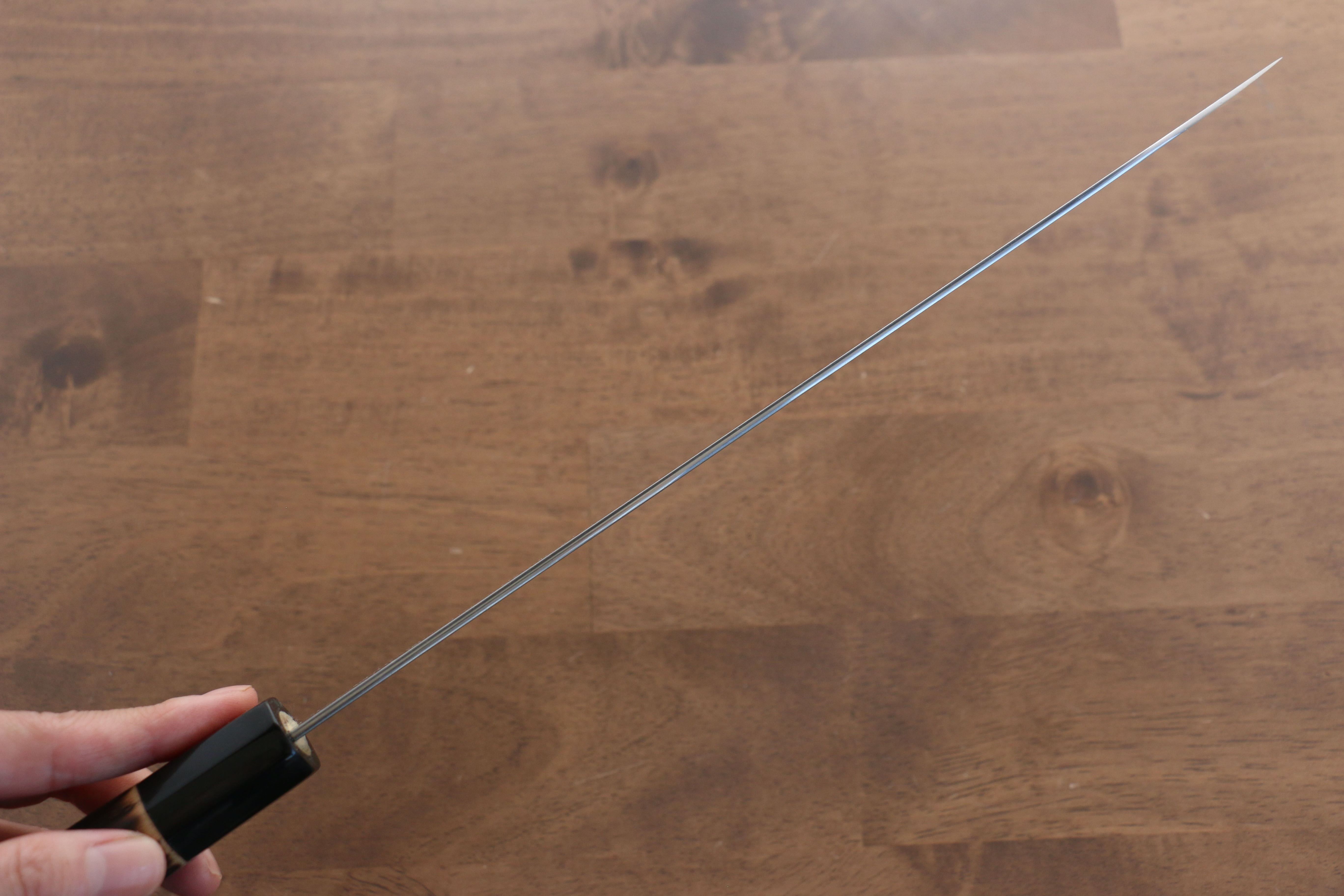 清助 瑞典鋼 牛刀 270mm 燒栗木 握把 - 清助刃物