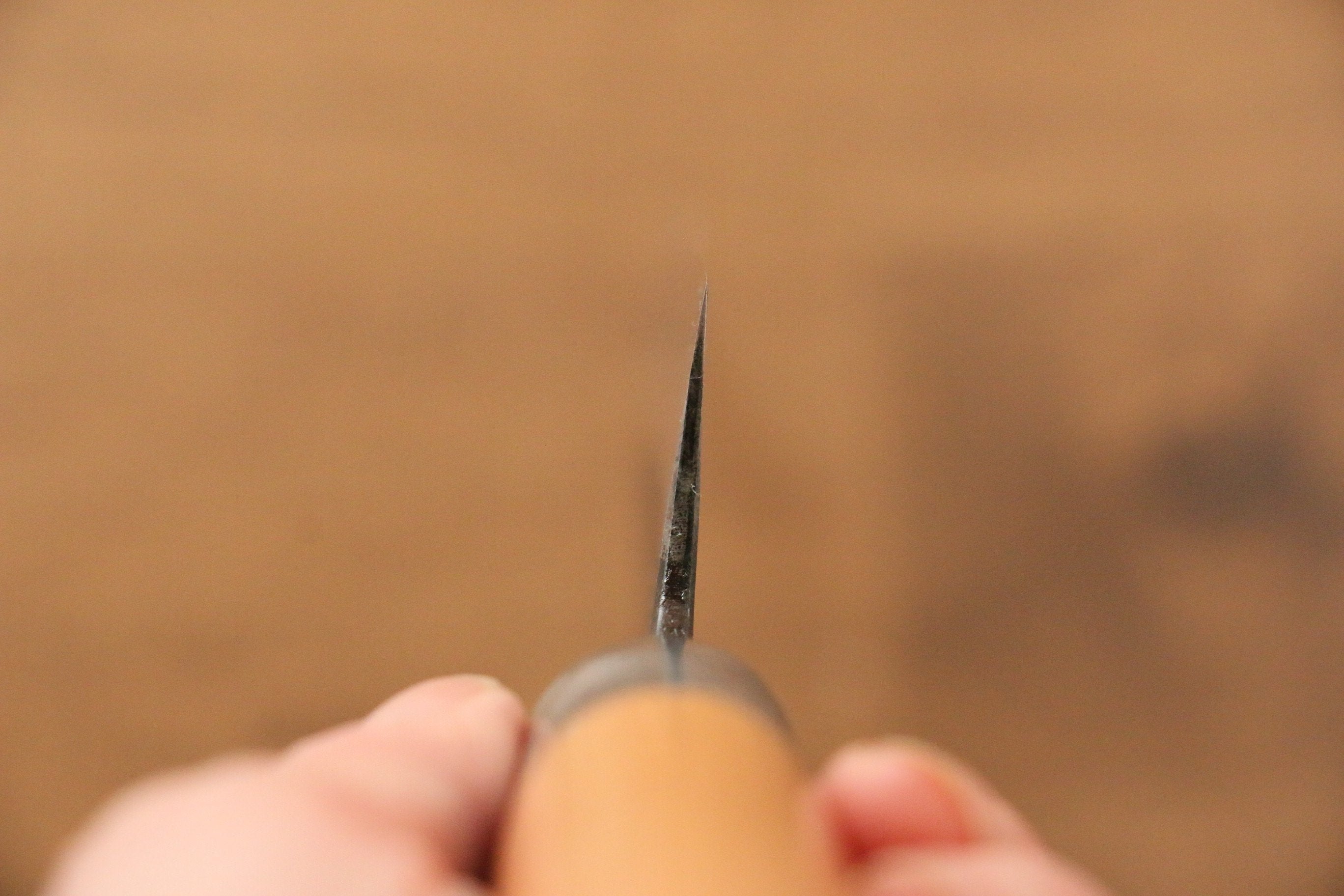 昌景 水 青鋼二號 黑打 筋引 270mm 美國櫻桃木握把 - 清助刃物